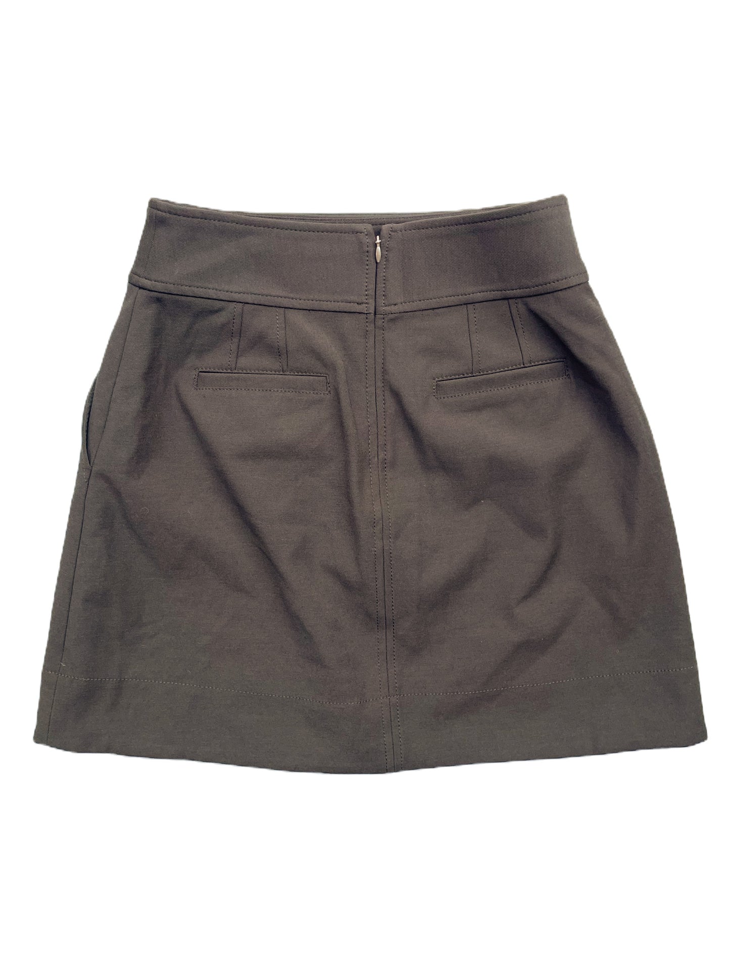 Club Monaco Khaki Mini Skirt UK 8 image 1