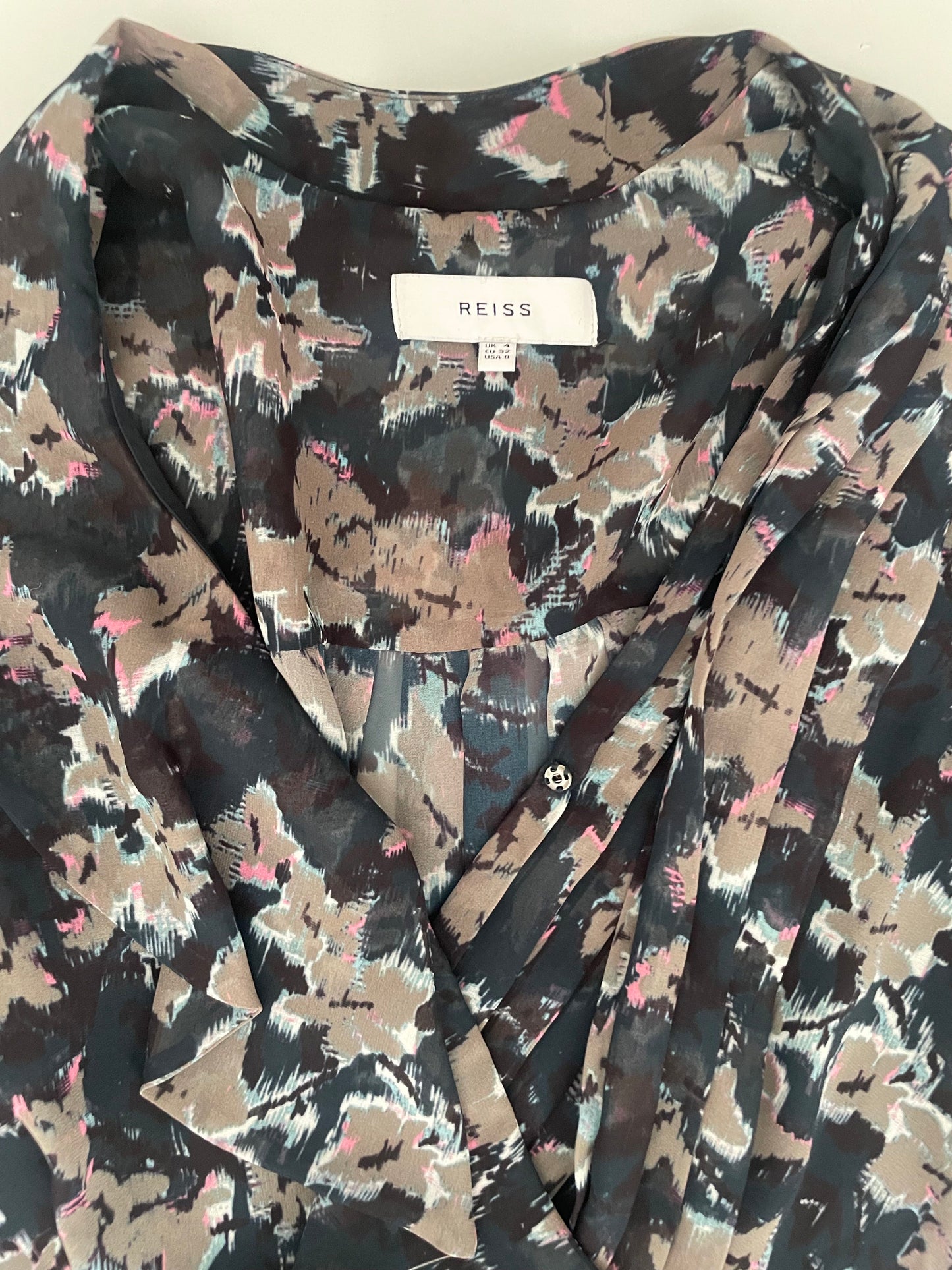 Reiss Floral Dress UK 4 image 3