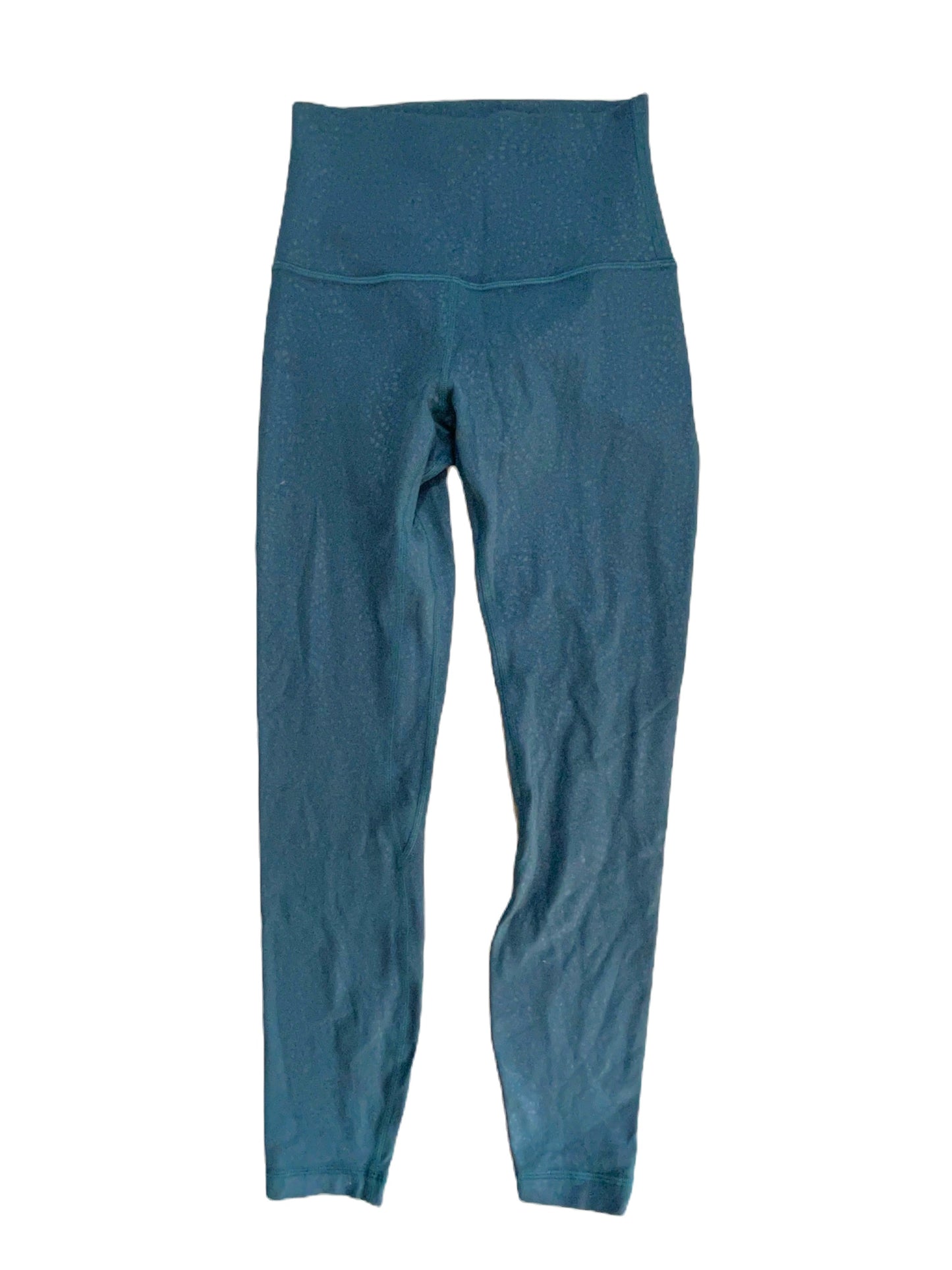 Lululemon Teal Leggings Size 2 image 0