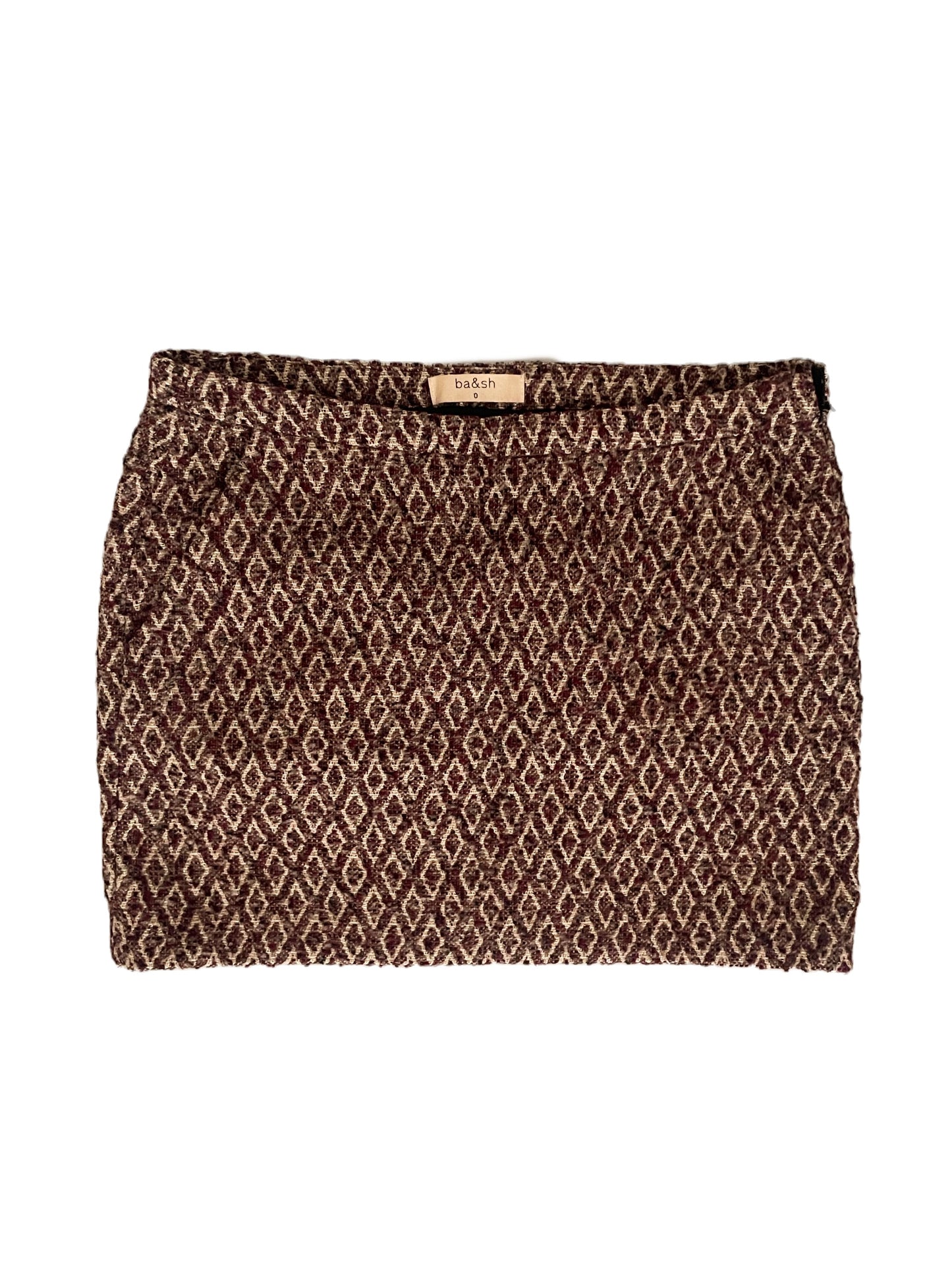 Ba&sh Jacquard Skirt UK 6 image 0
