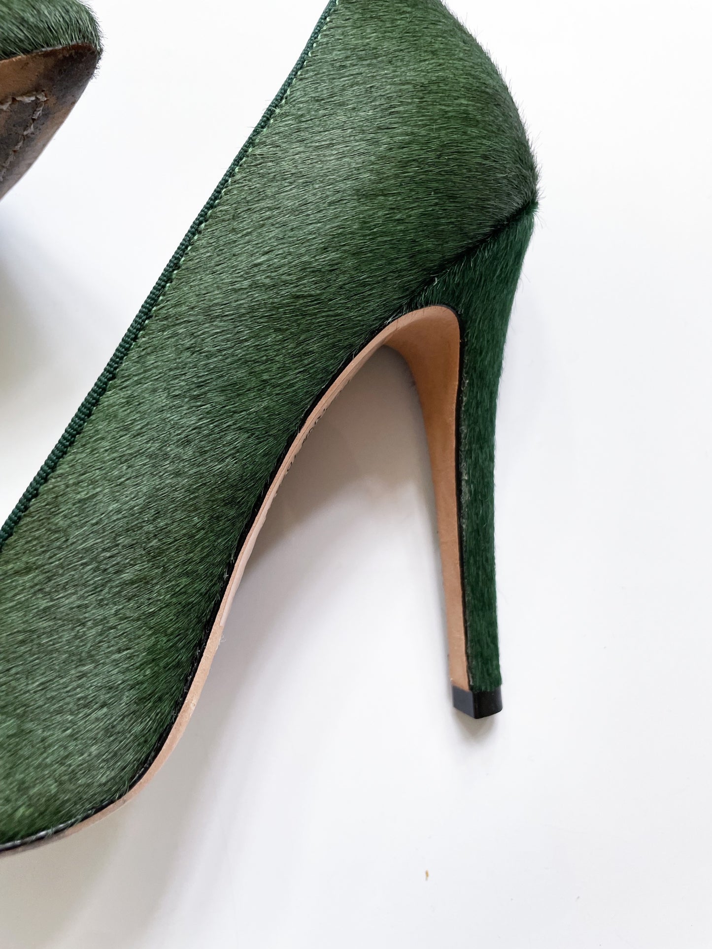 Alice + Olivia Calf Hair Pointed Heels UK 4 image 2