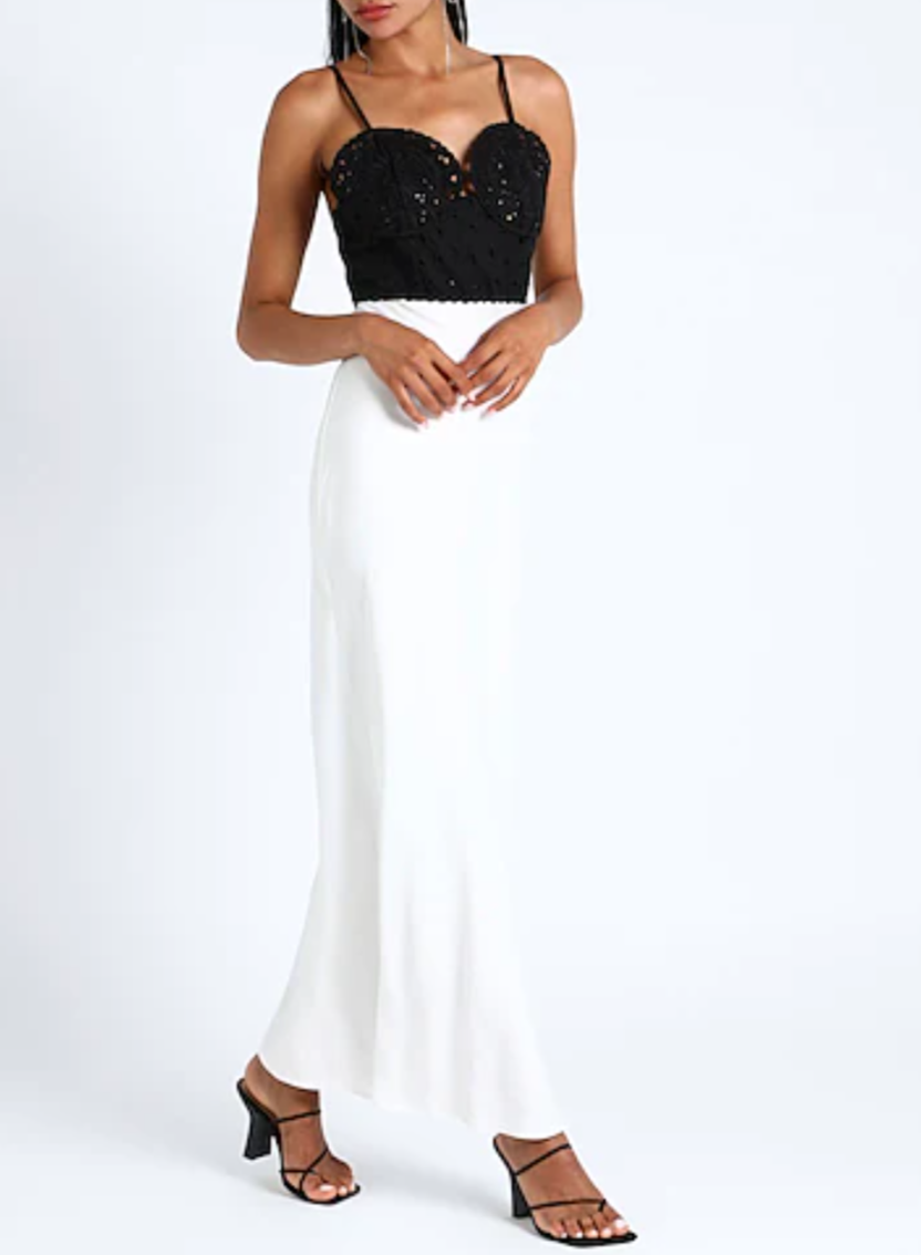 New With Tags Topshop Eyelet Bodice Maxi Dress UK 8 image 0