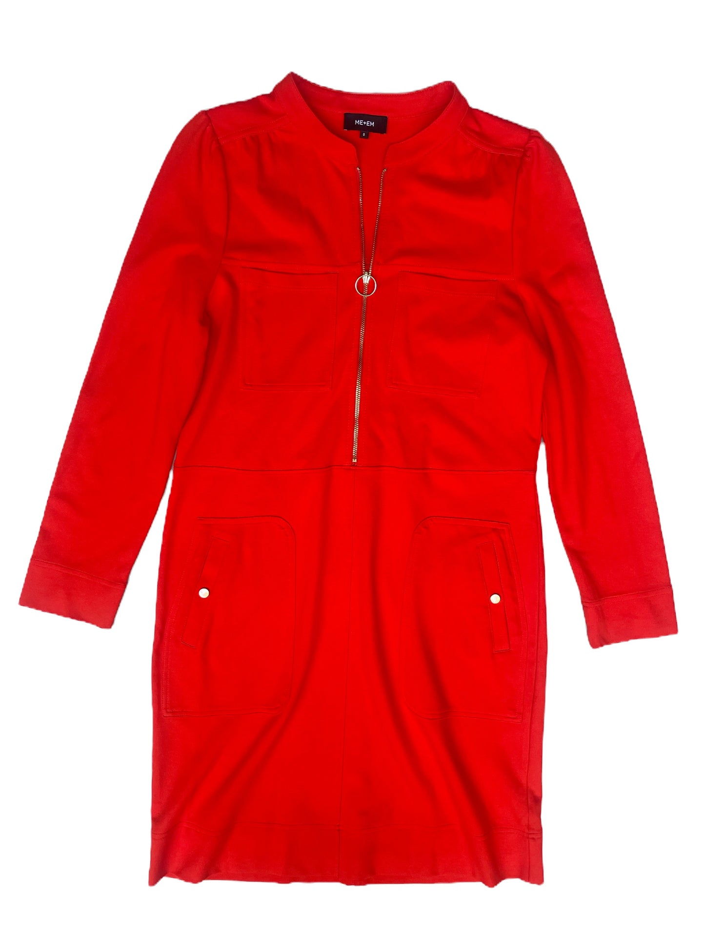 Me+Em Bright Red Jersey Dress UK 8 image 0