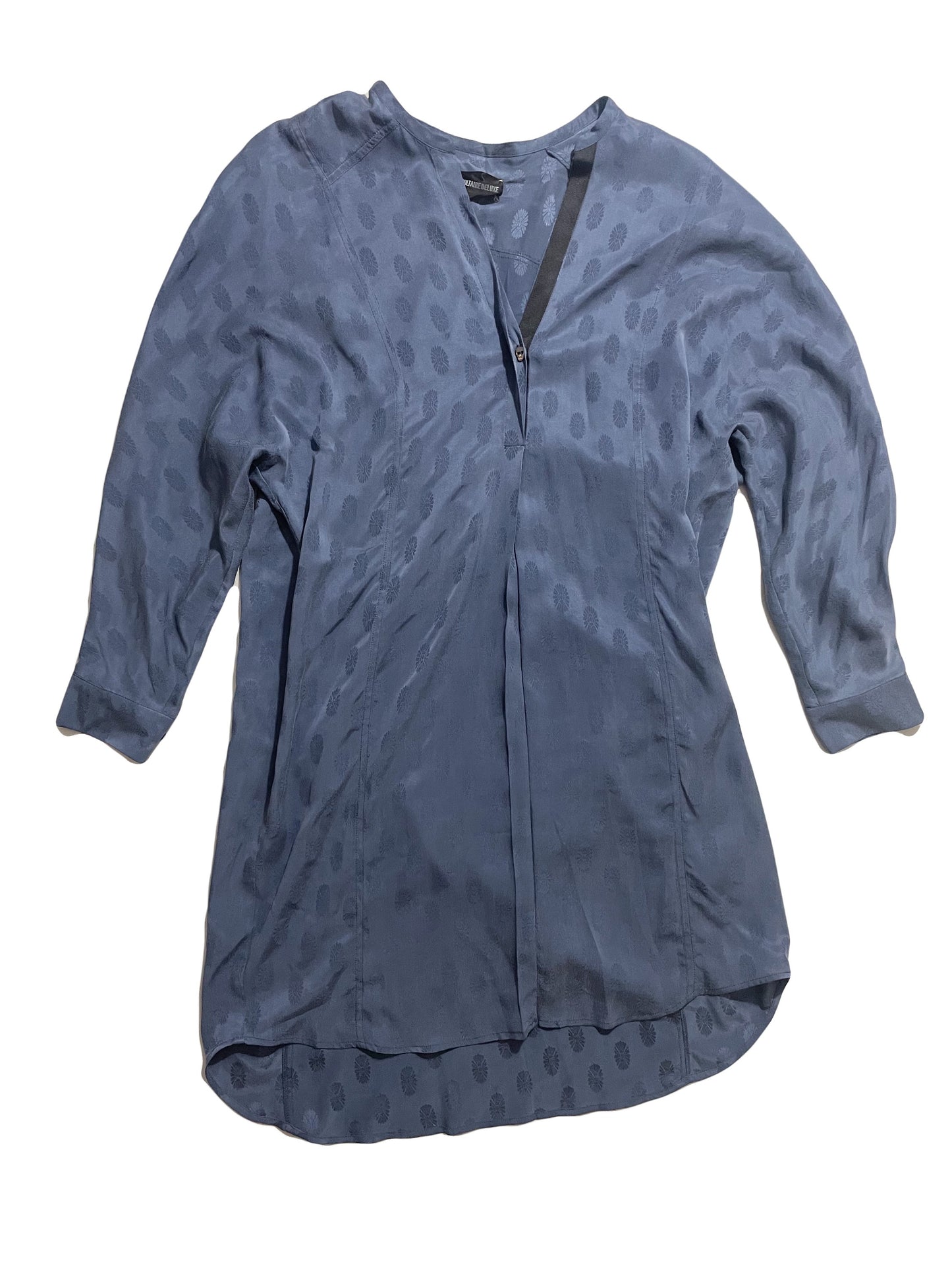 Zadig & Voltaire Blue Silk Dress S image 0