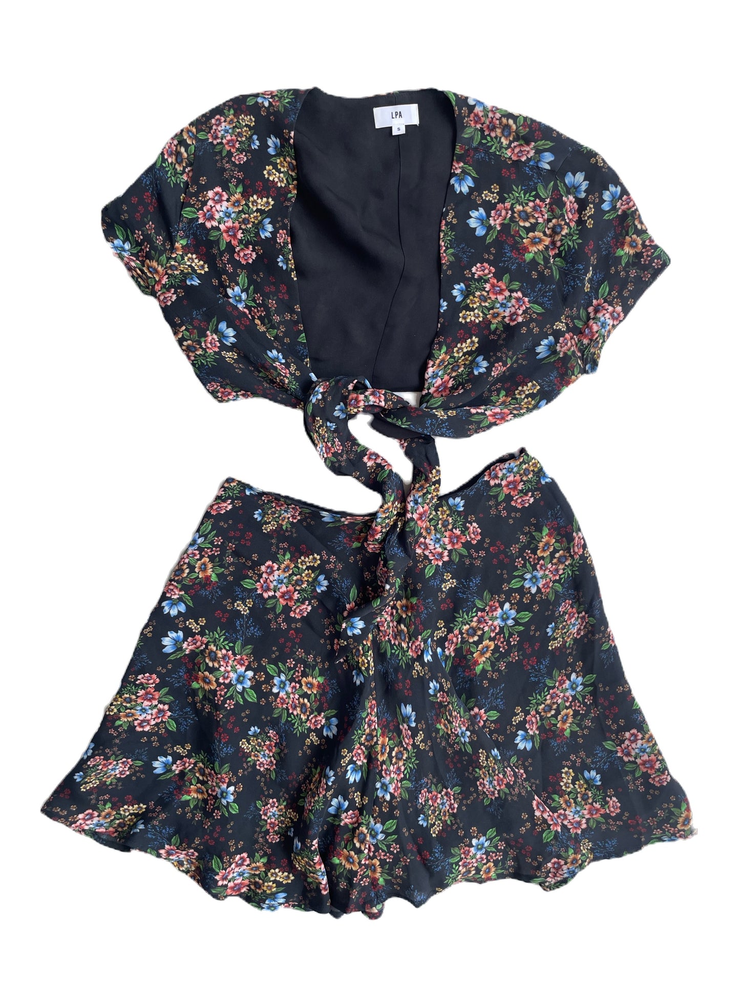 LPA Floral Top & Skirt S image 0