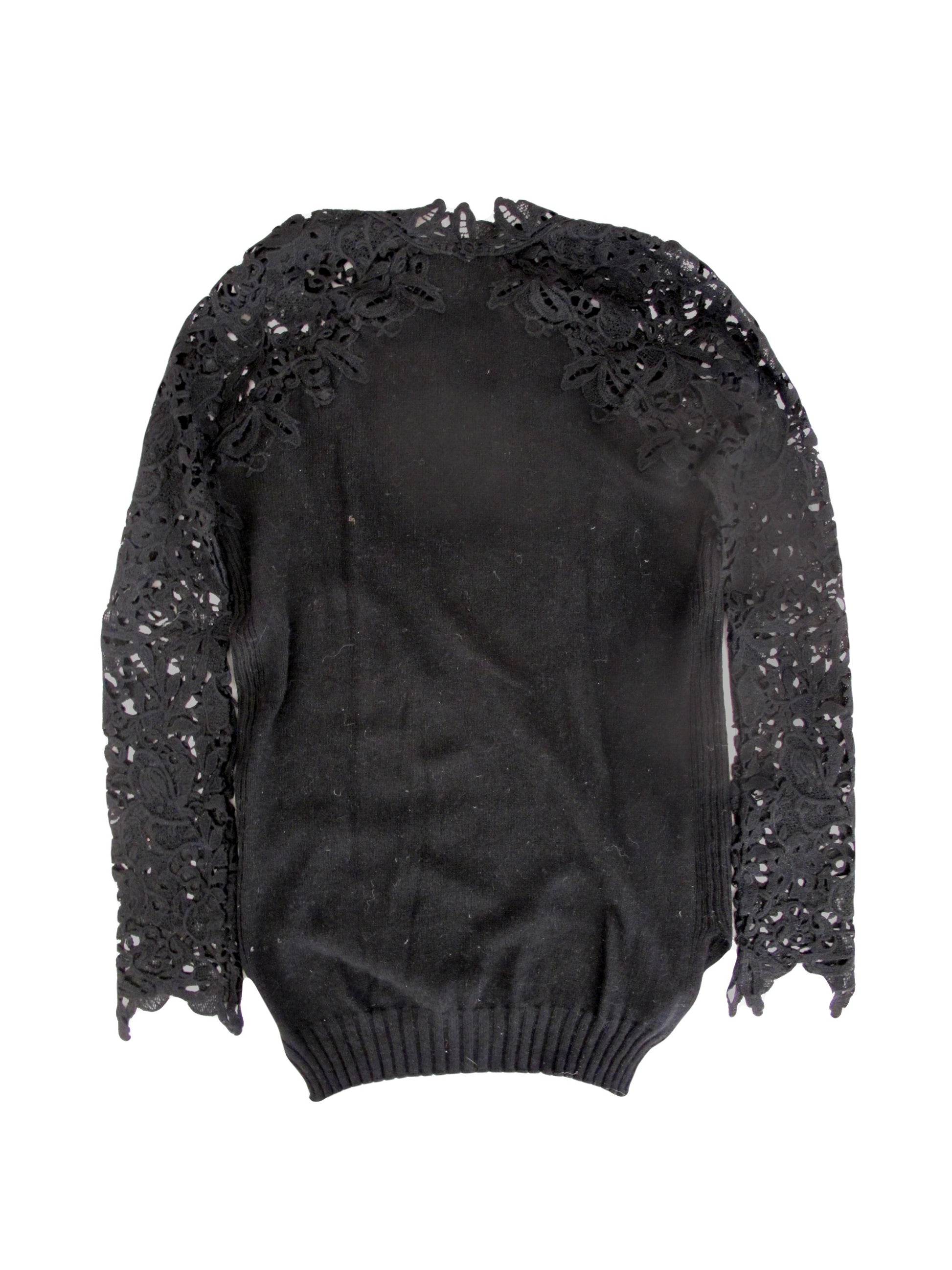 Ermanno Scervino Alpaca Lace Jumper UK 12 image 1