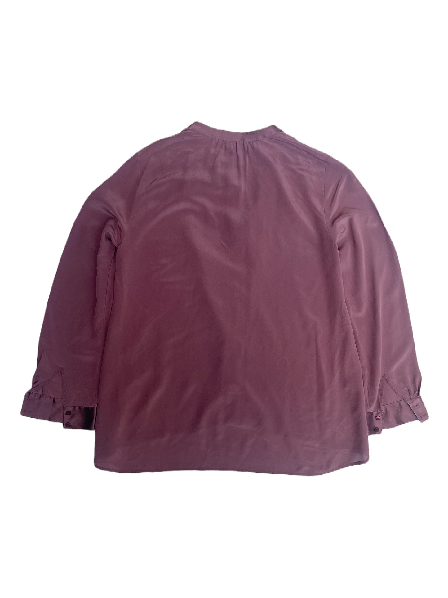 Eileen Fisher Purple Silk Shirt XS image 1