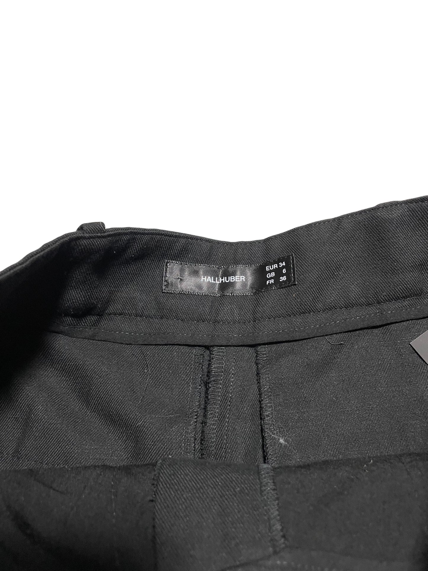 Hallhuber Black Trousers UK 6 image 2