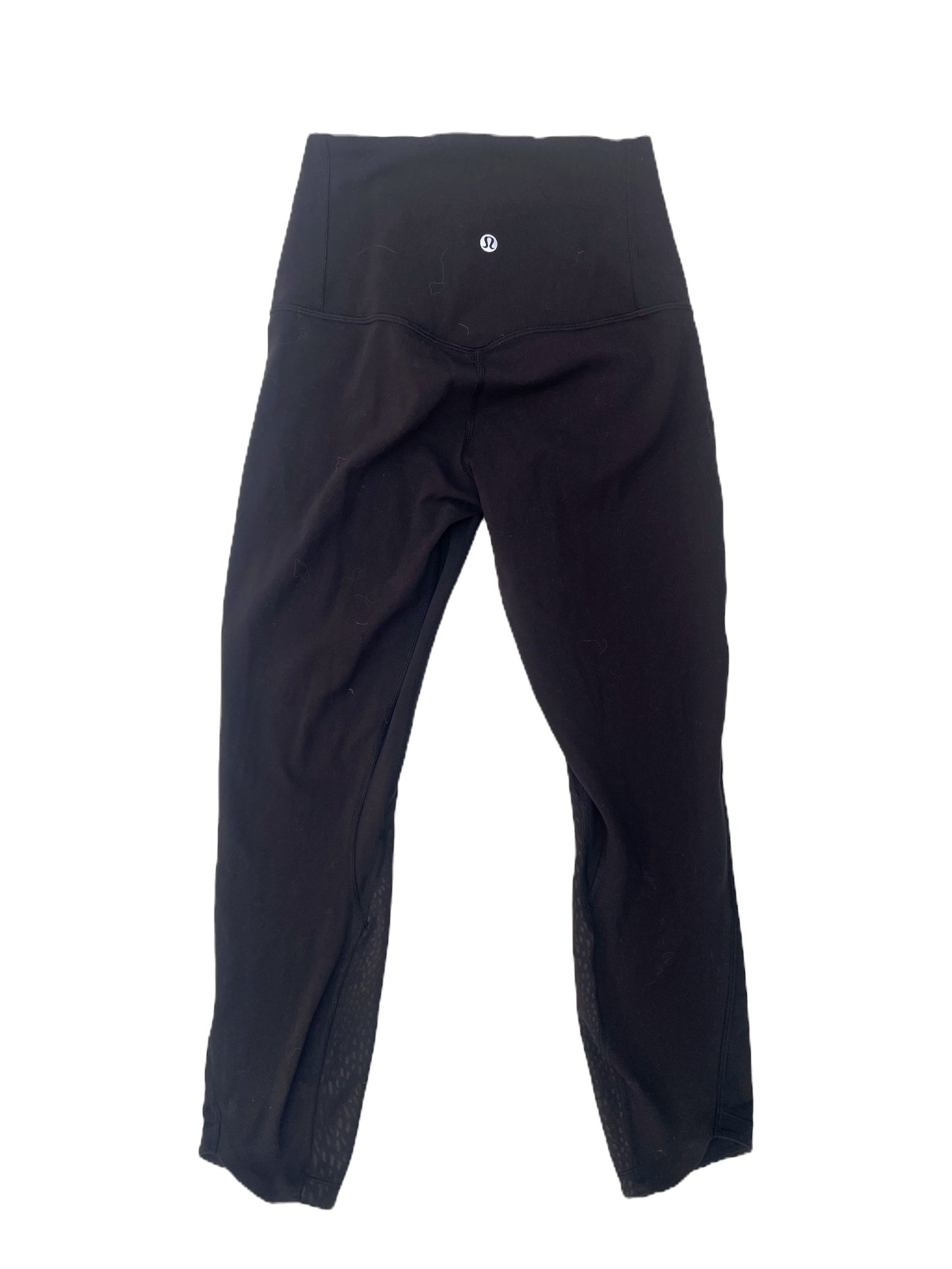 Lululemon 7/8 Black Leggings UK 8 image 1