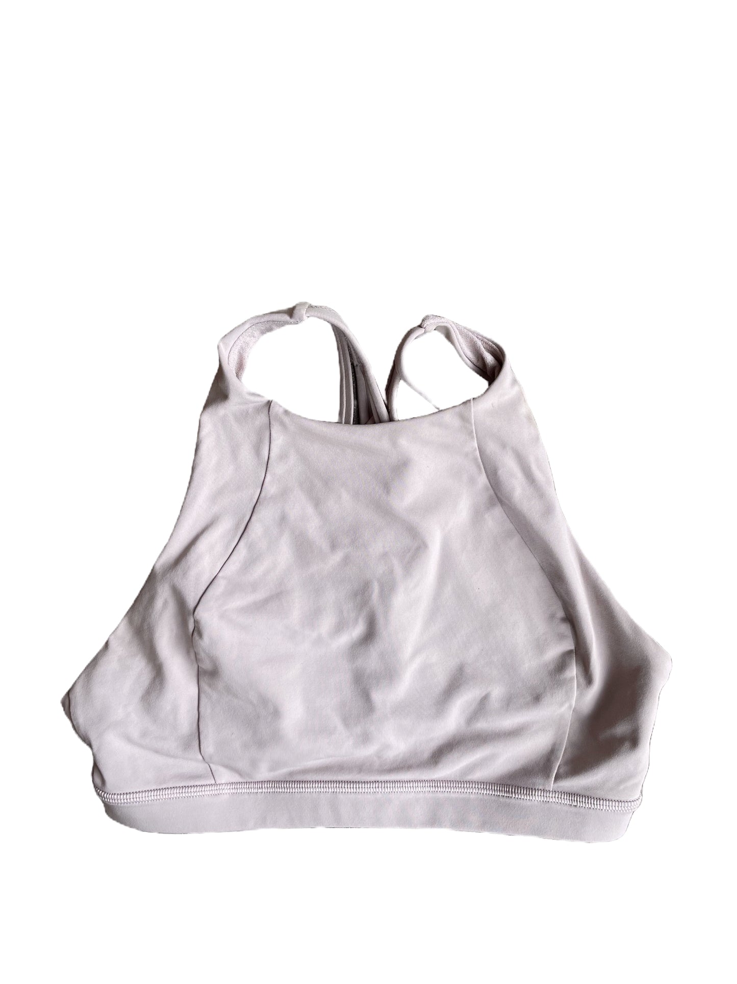 Lululemon Grey Cropped Sports Top M image 0
