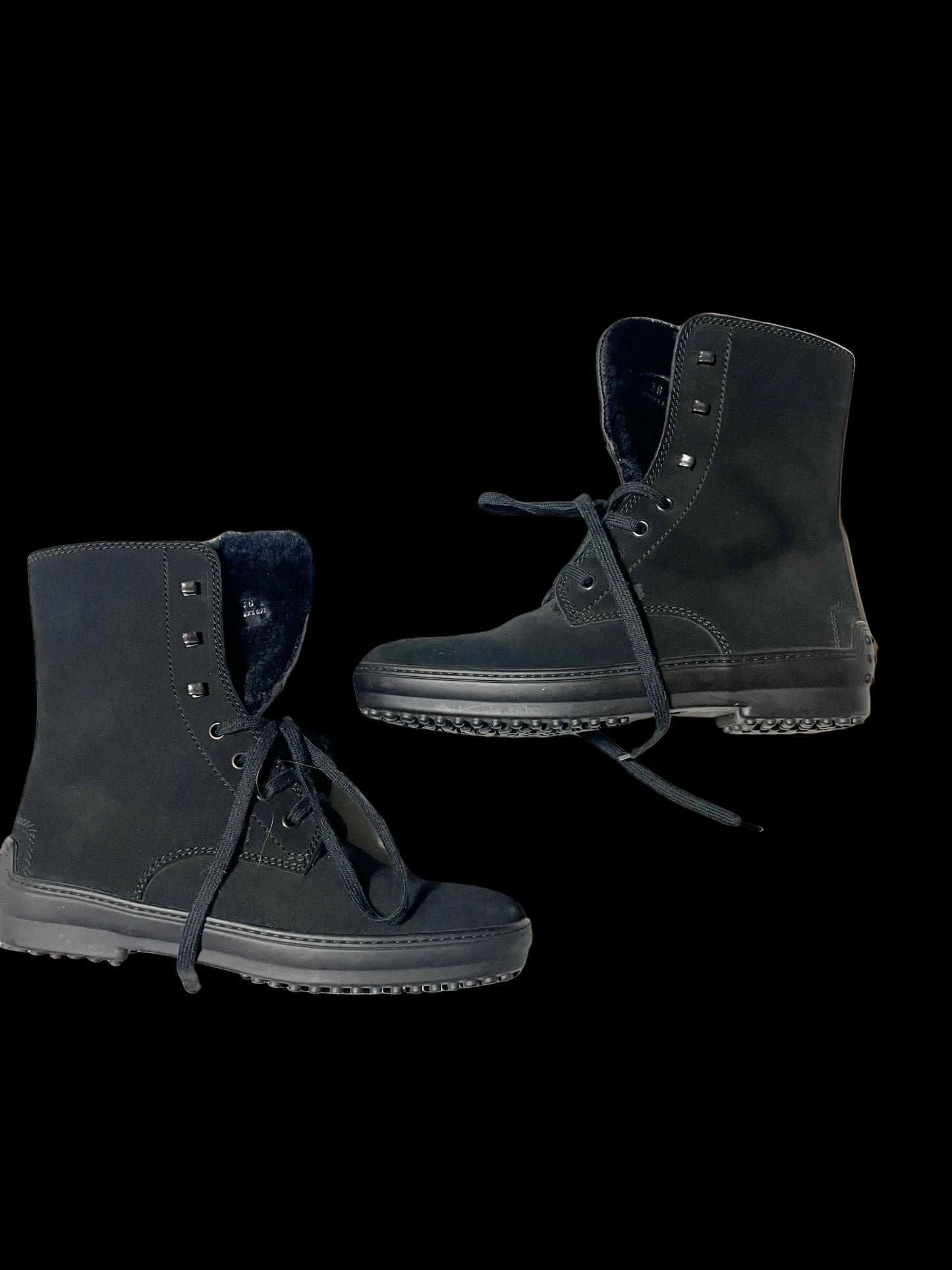 Tod's Black Sheepskin Boots UK 5 image 0