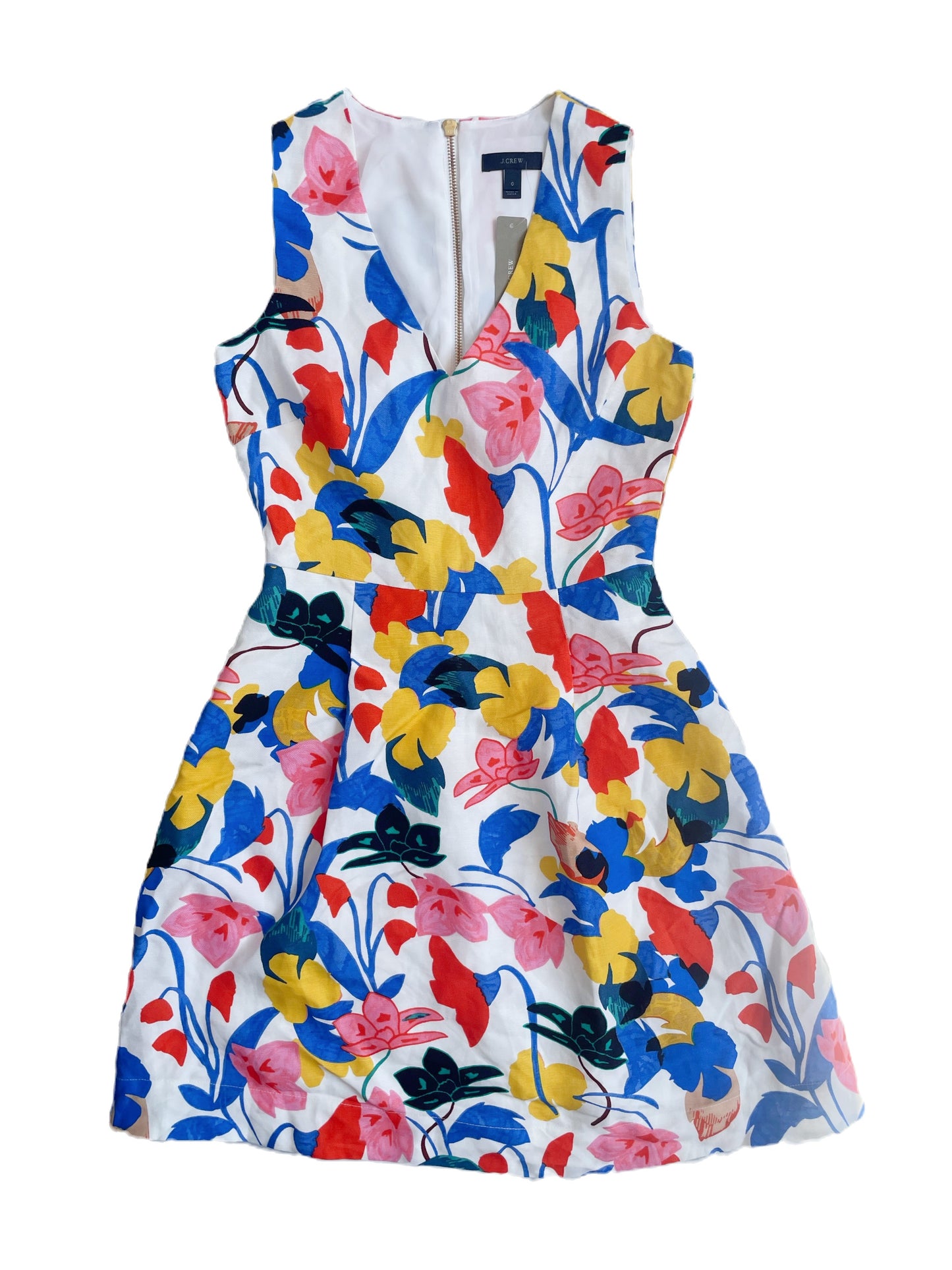 New With Tags J.Crew Floral Dress XS image 0