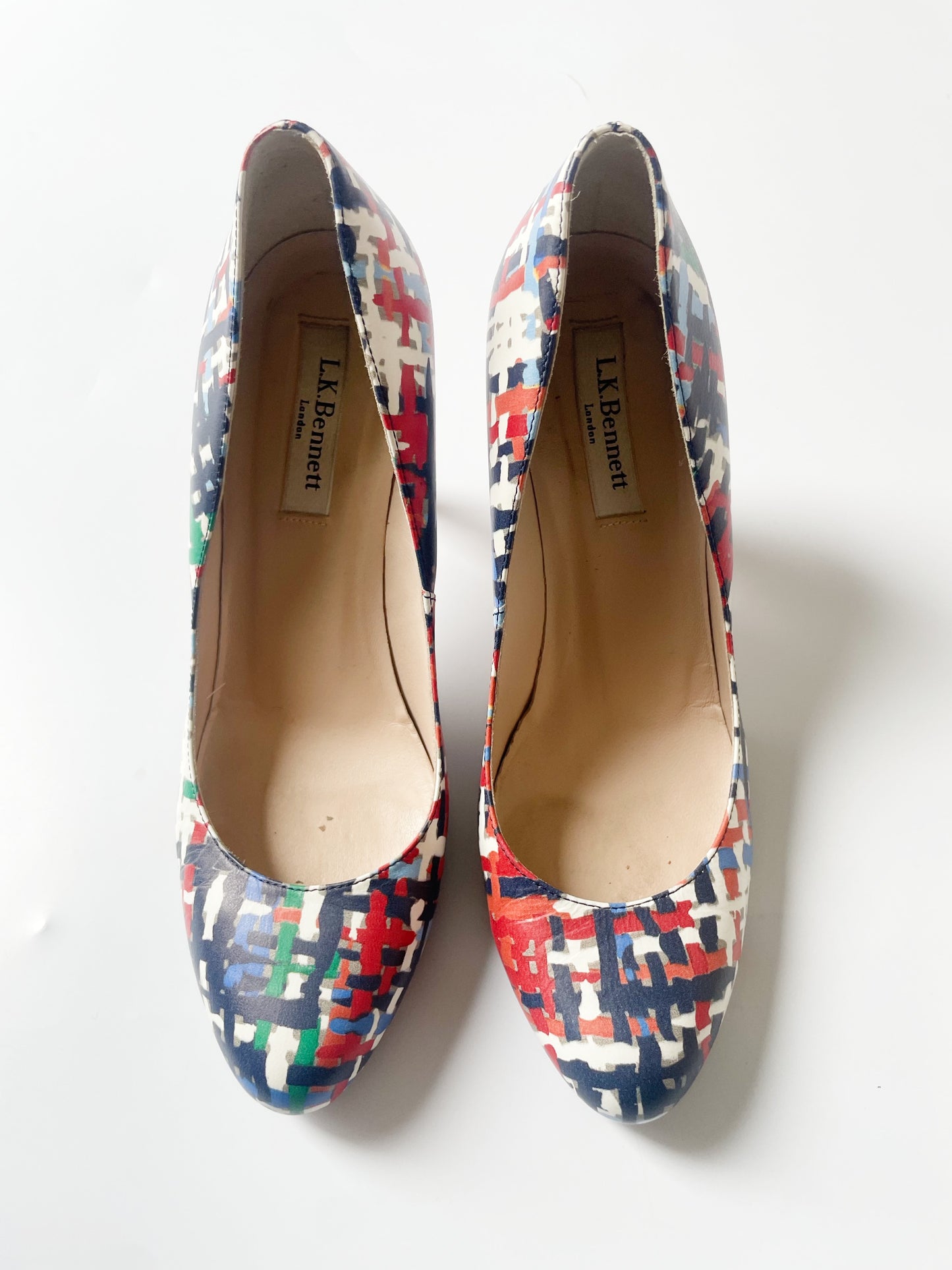 LK Bennett Patent Coral Pumps UK 4.5 image 1
