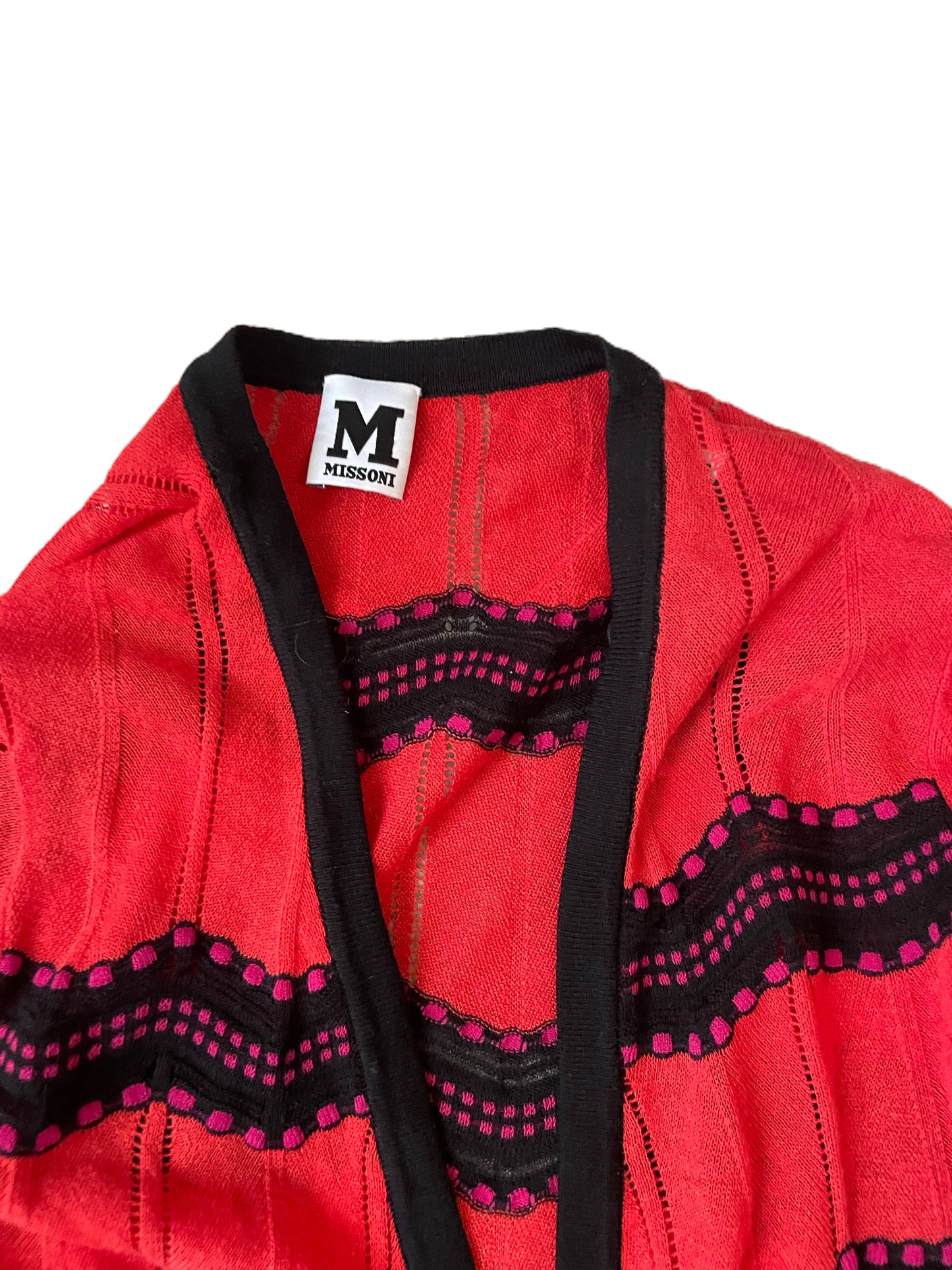 M Missoni Red Cardigan UK 10 image 3