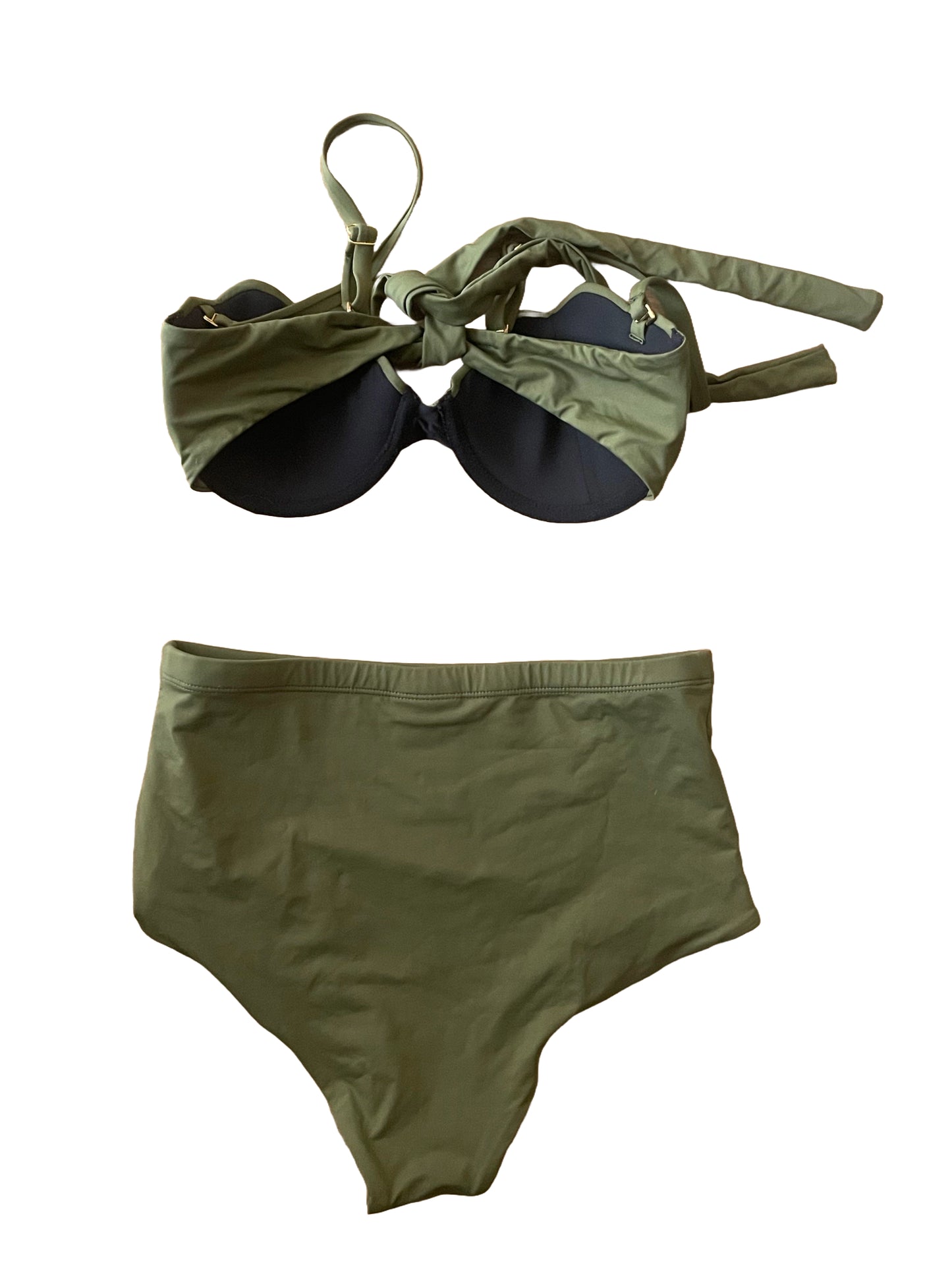 Arabella Contour Olive Bikini Set S image 2