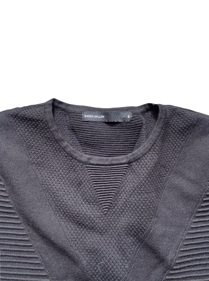 Karen Millen Stretch Black Top S image 2