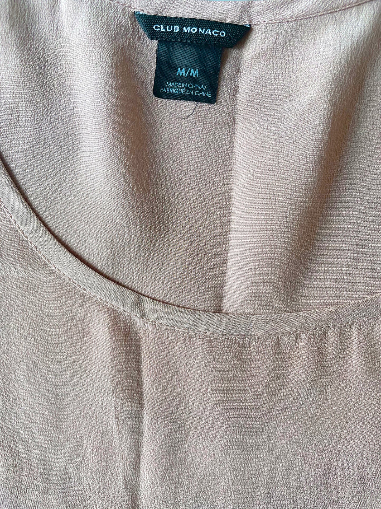 Club Monaco Silk Blouse M image 1