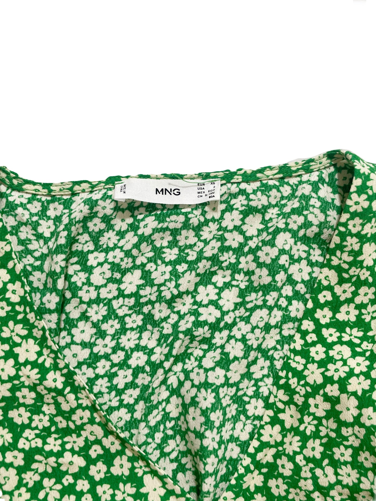 Mango Ditsy Floral Top XS image 3