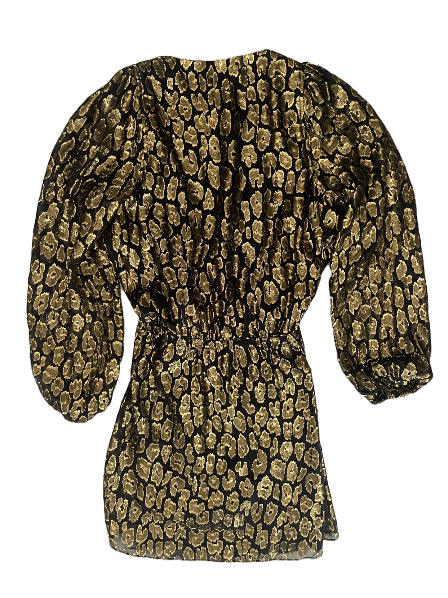 A.L.C Gold Foil Dress UK 6 image 2