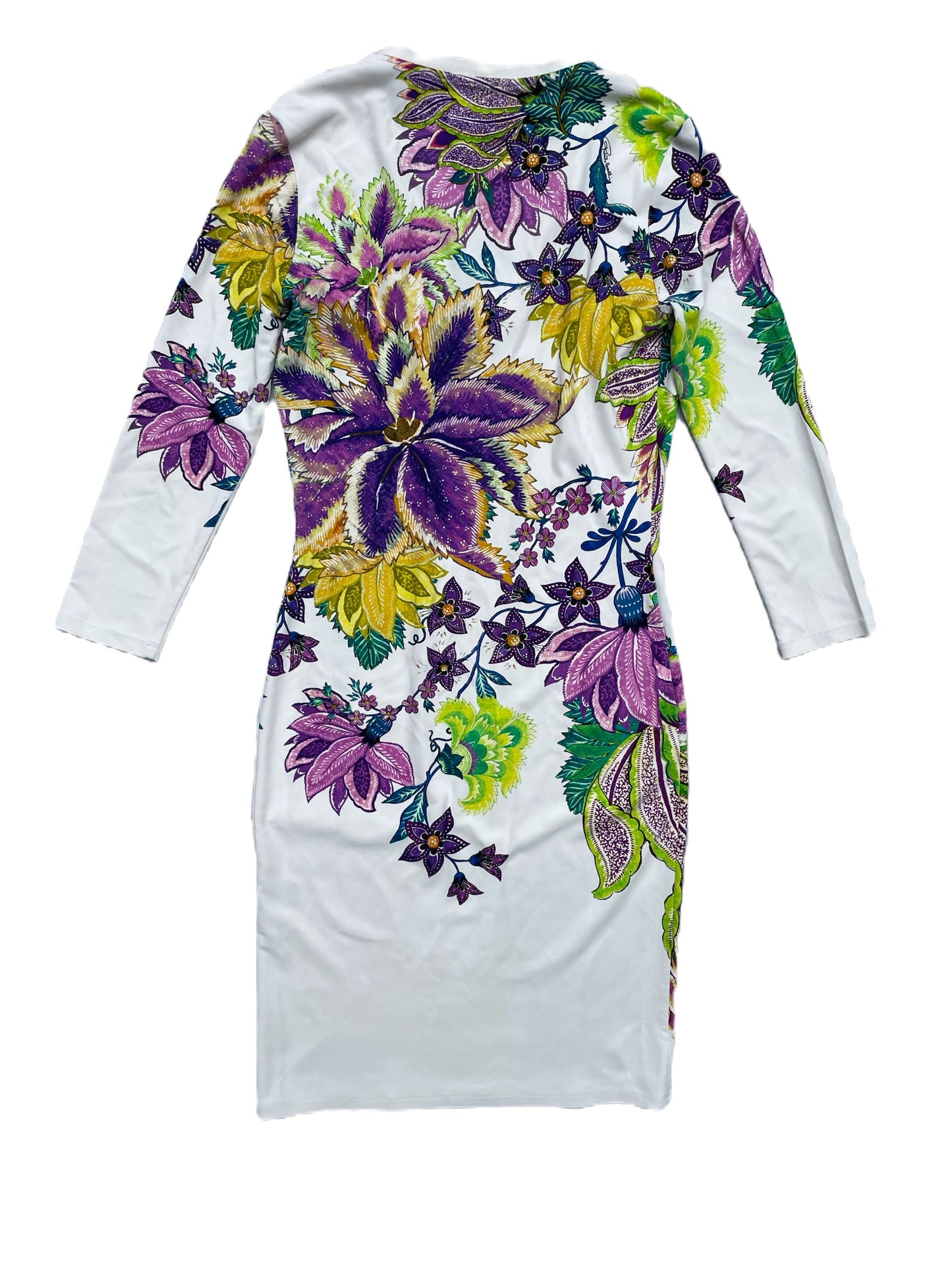 Roberto Cavalli Floral Dress UK 10 image 1