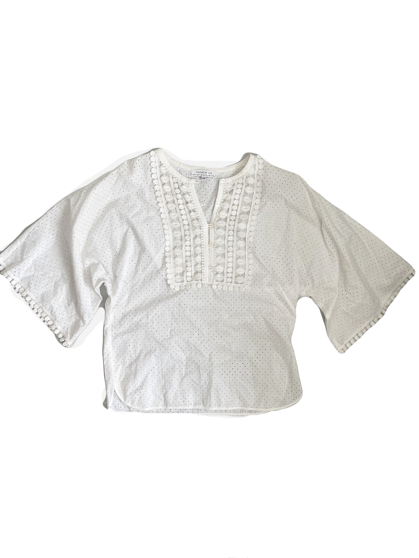 Andrew GN Cotton Blouse UK 16 image 0