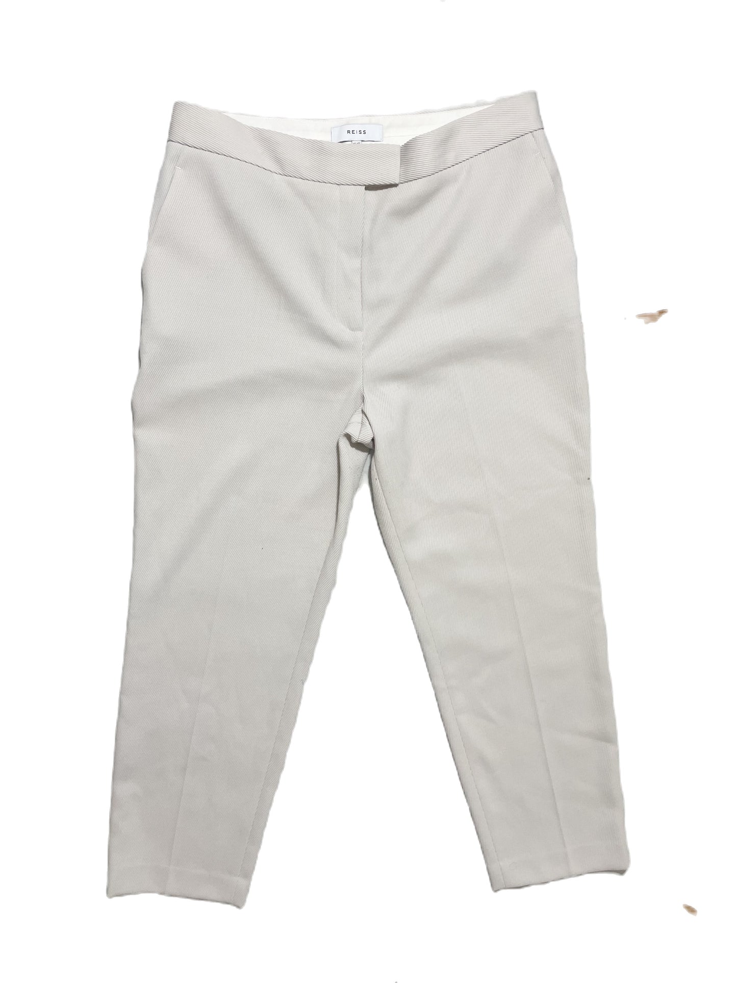 Reiss Twill Cropped Trousers UK 14 image 0