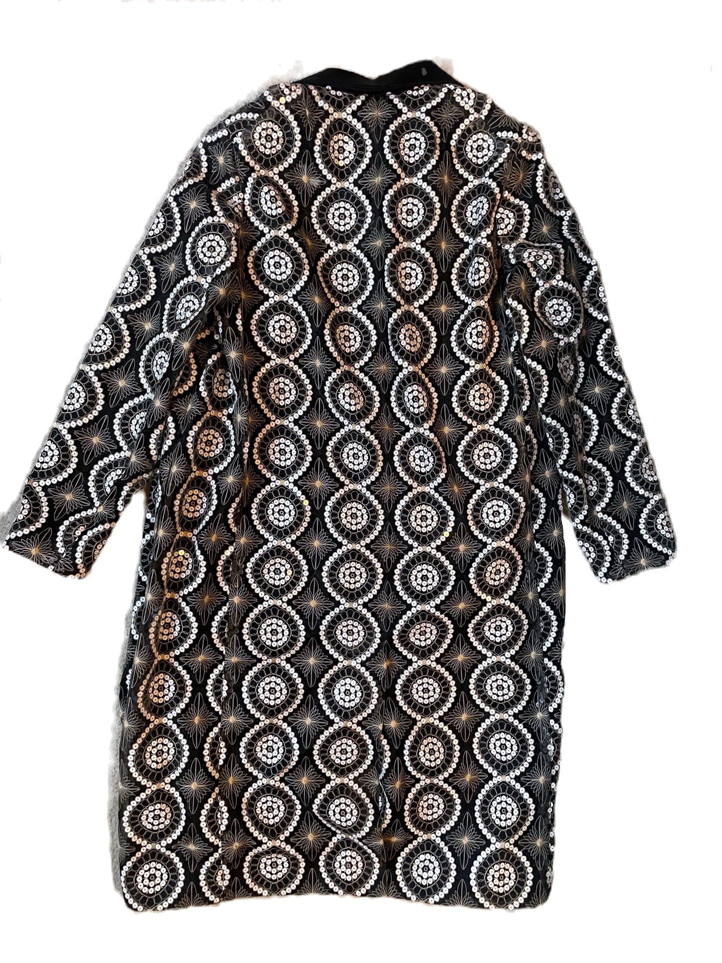 Tory Burch Embroidered Coat UK 10 image 3