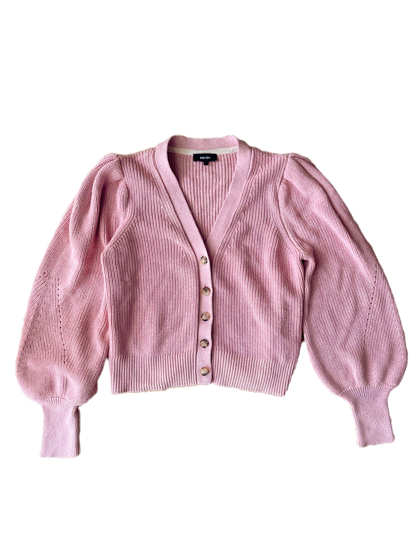 Me+Em Light Pink Knit Cardigan L image 0