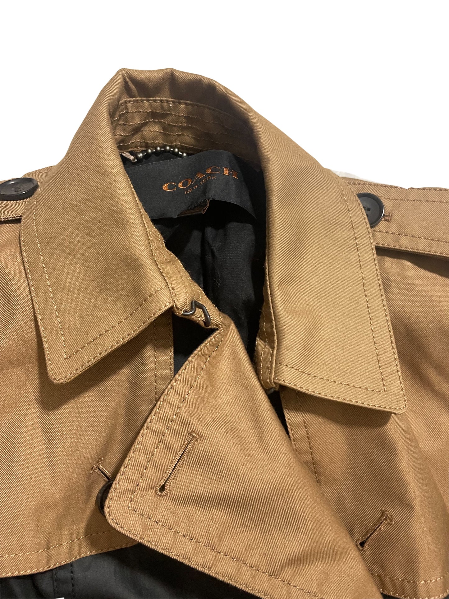 Coach Contrast Short Trench Coat S image 3