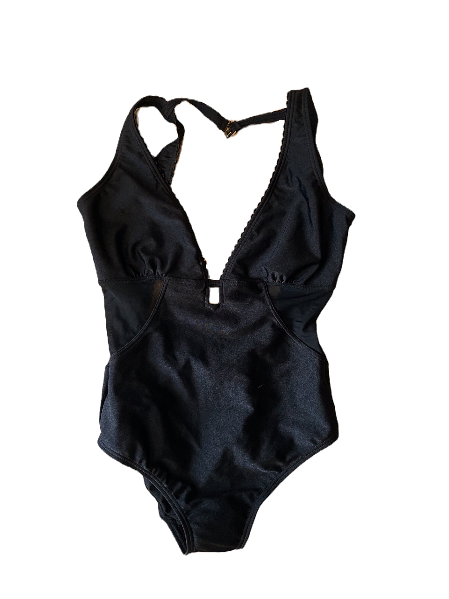 Reiss Bardot Black Swimsuit XS image 0