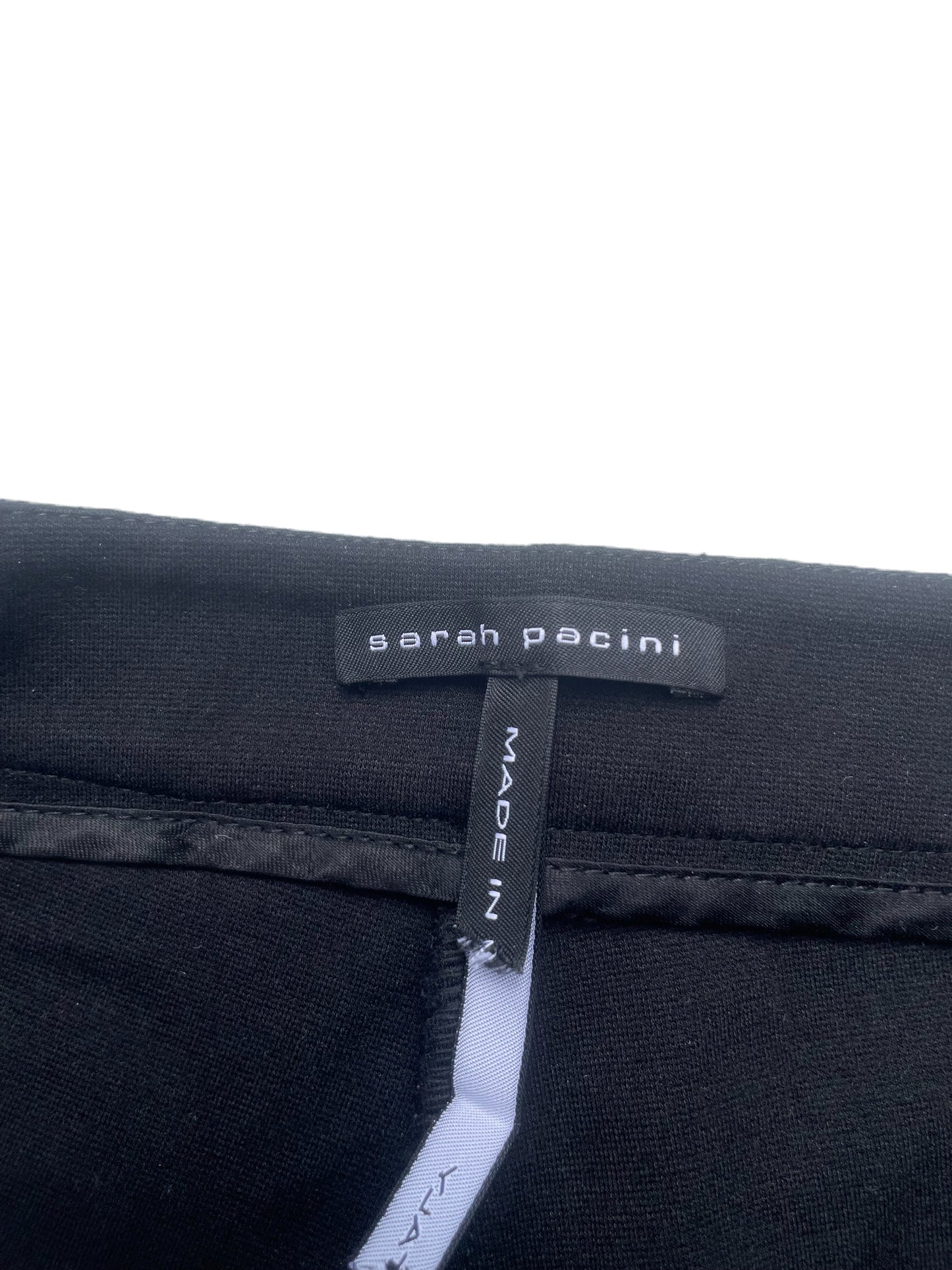 Sarah Pacini Cropped Black Trousers XS image 2