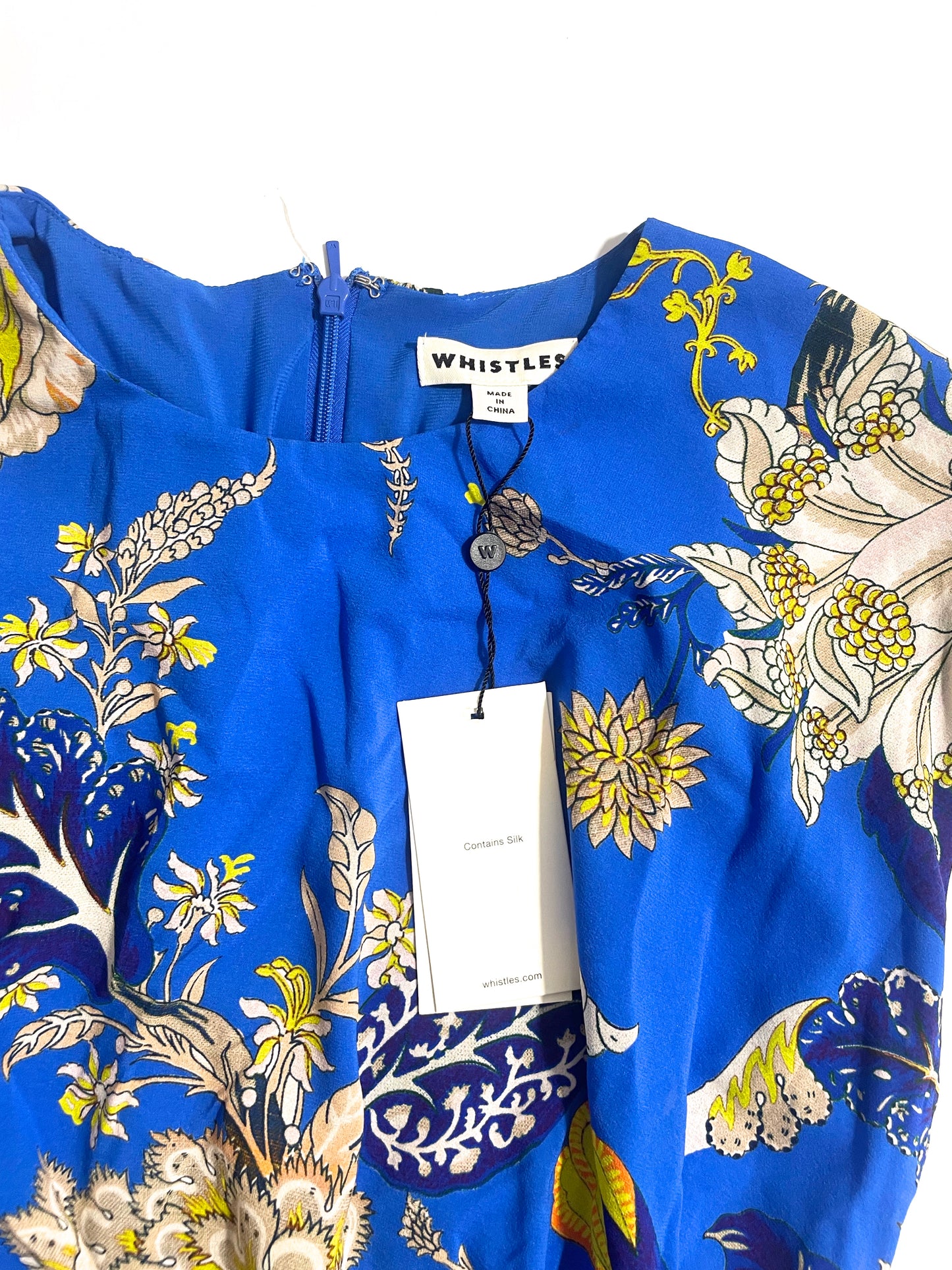 New With Tags Whistles Silk Print Dress UK 8 image 3