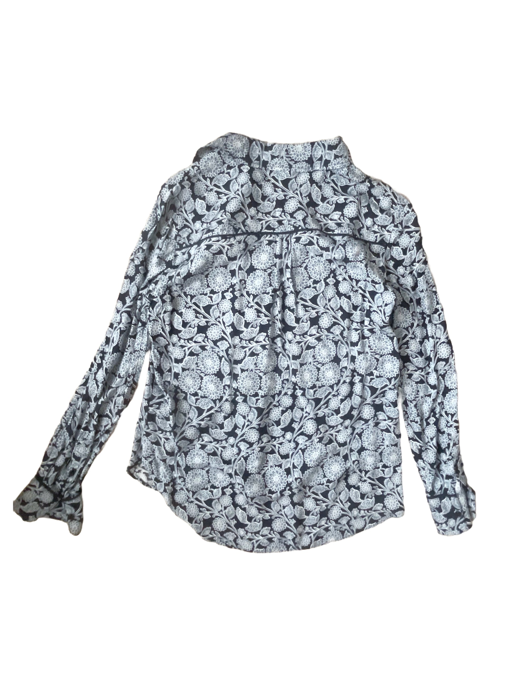 Reiss Floral Print Shirt UK 8 image 3