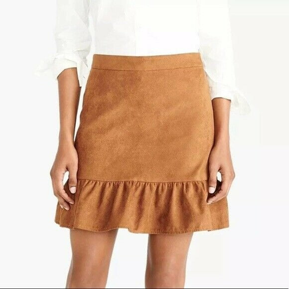 New With Tags J.Crew Tan Skirt UK 10 image 3