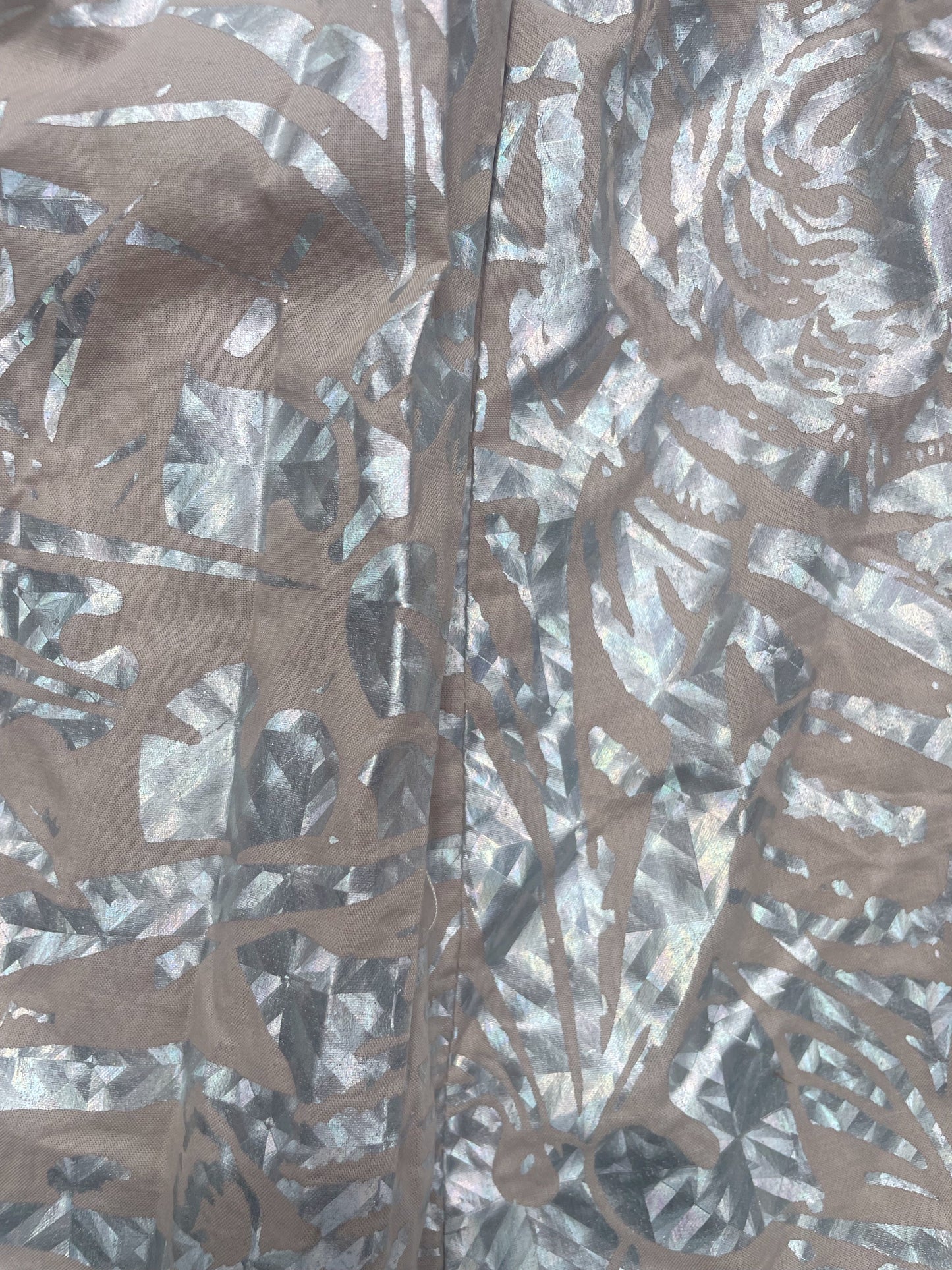 All Saints Metallic Cotton Dress UK 8 image 3