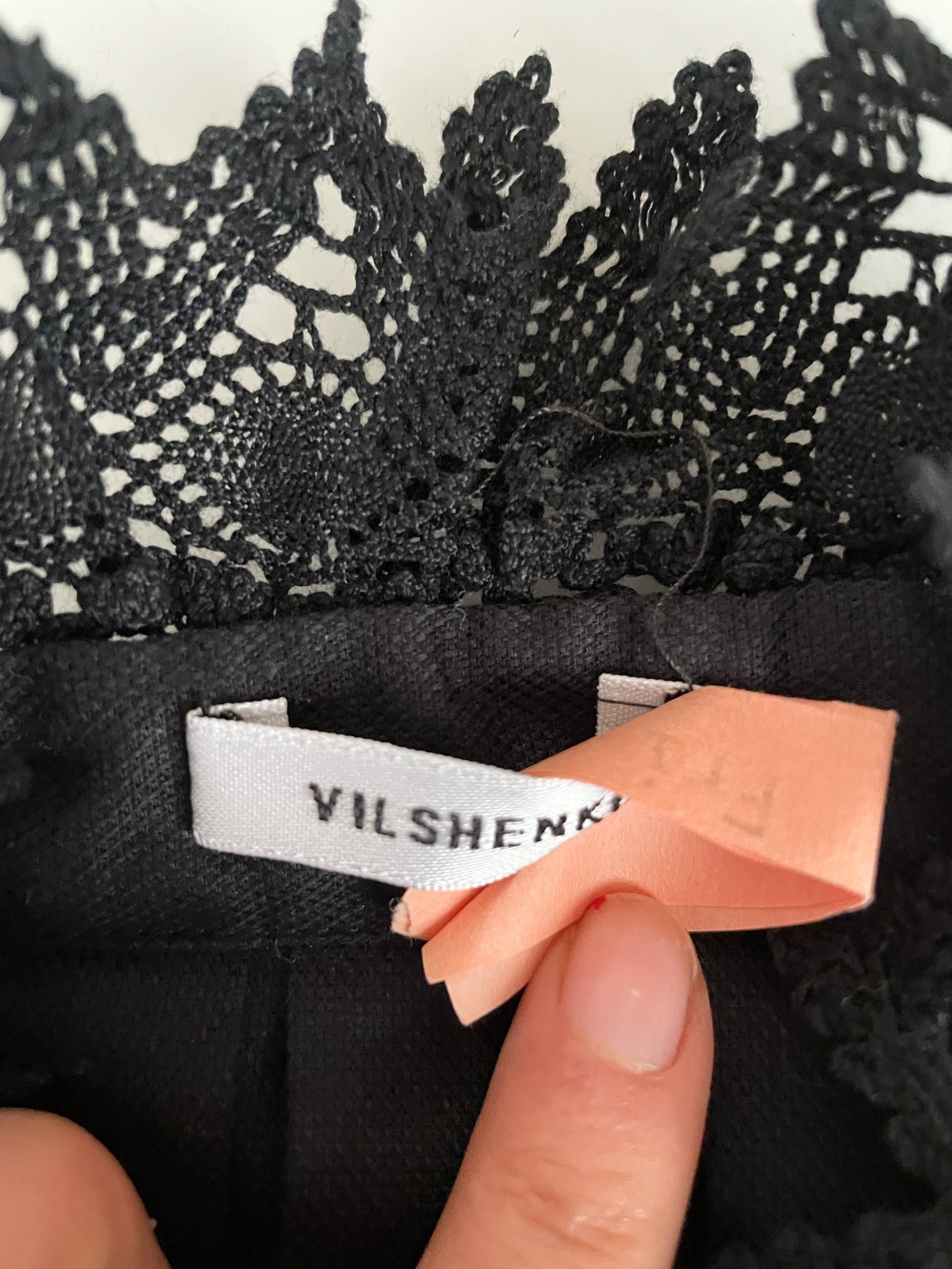 Vilshenko Lace Trimmed Shirt UK 10 image 5