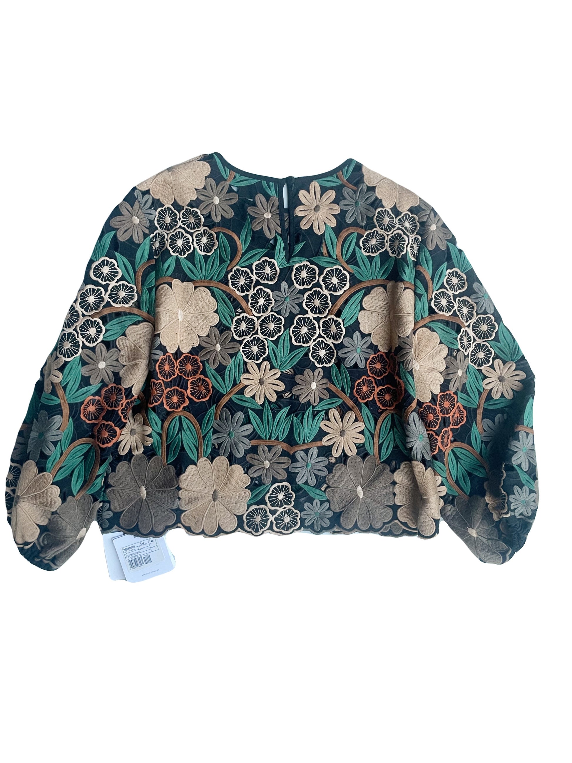 New With Tags Red Valentino Embroidered Blouse UK 8 image 1