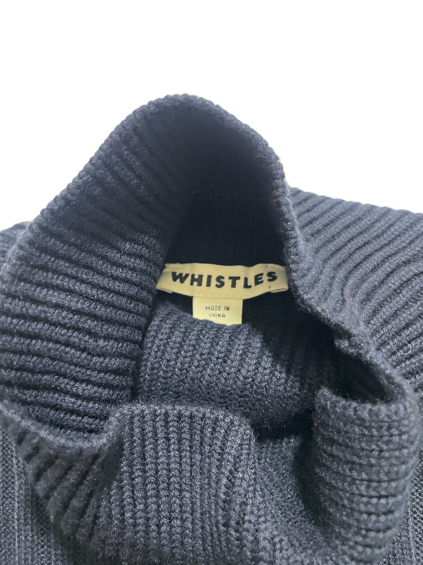Whistles Navy Knit Sleeveless Dress XS image 2
