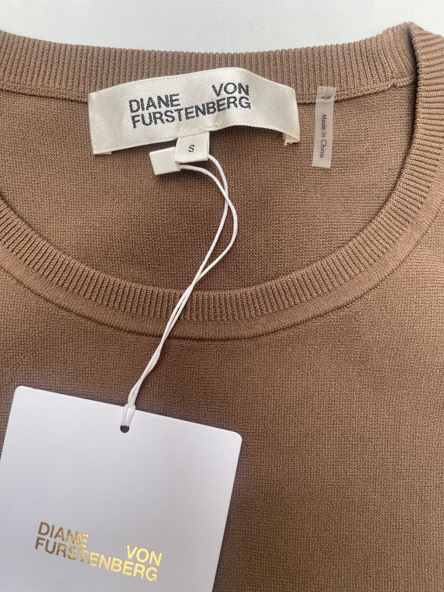 New With Tags Diane Von Furstenberg Crop Sable Top S image 5