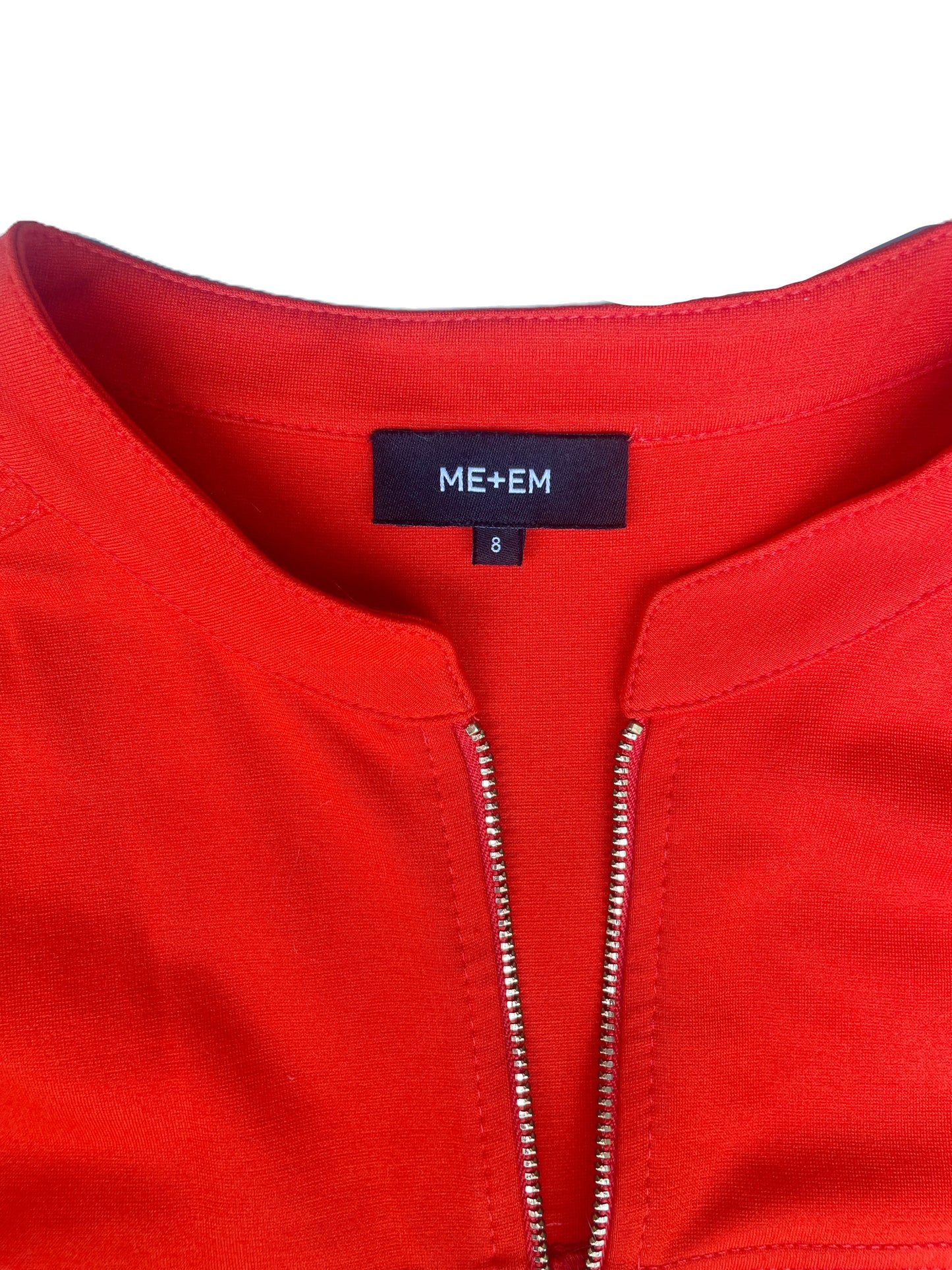 Me+Em Bright Red Jersey Dress UK 8 image 2