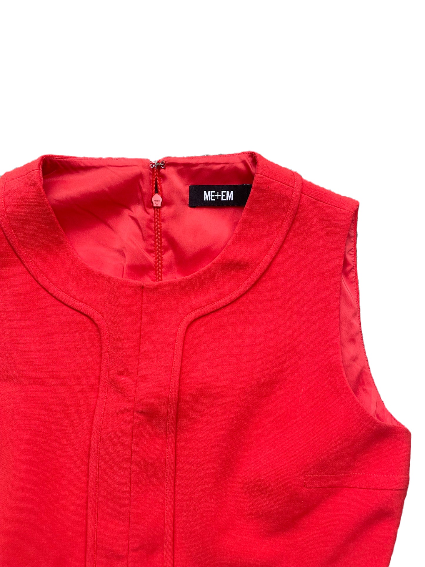 Me+Em Bright Red Jersey Dress UK 10 image 2
