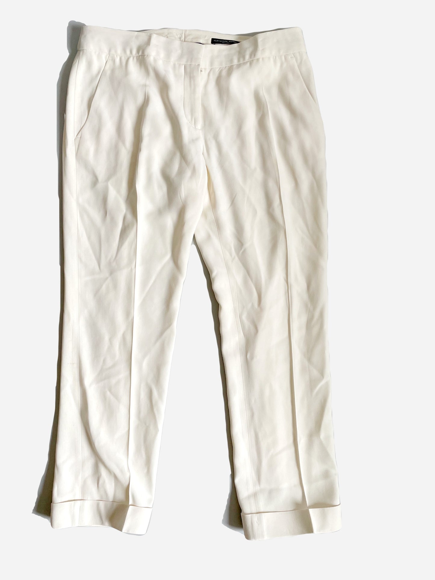 Alexander Mcqueen Cropped Tailored Trouser UK 12 image 2