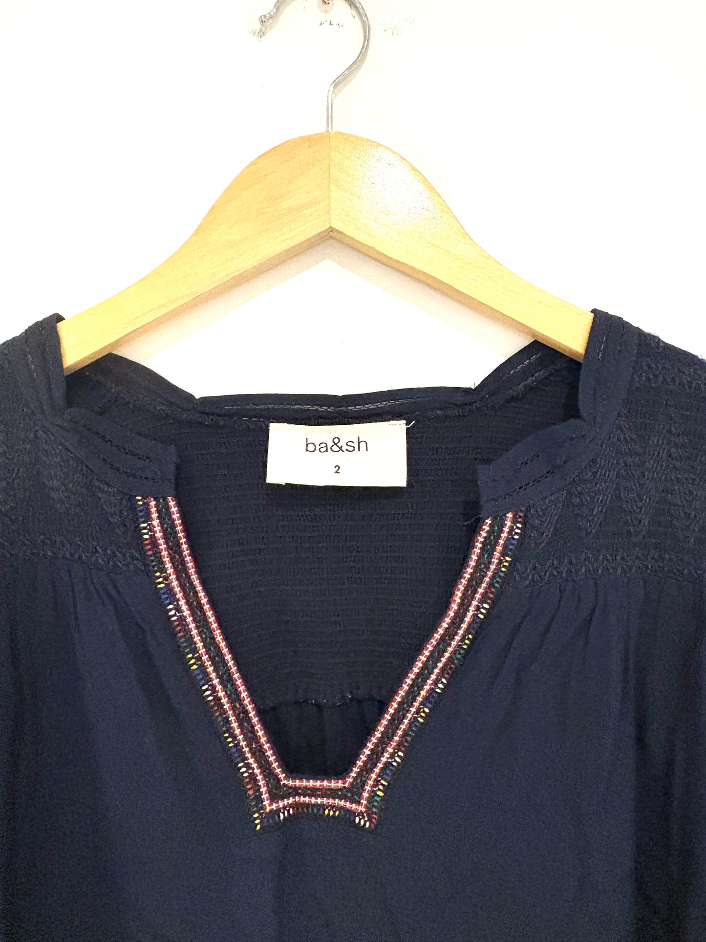 Ba&sh Blue Cotton Blouse M