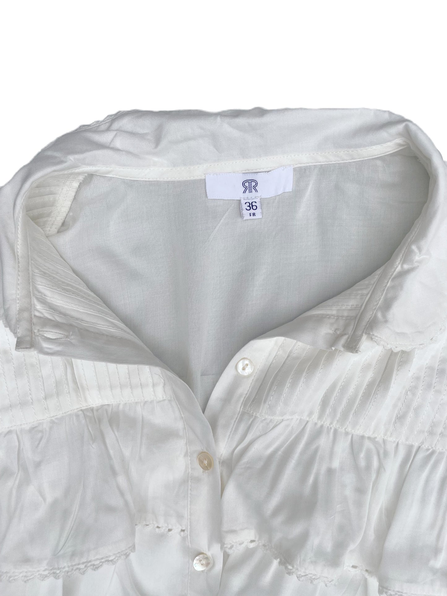La Redoute White Blouse UK 8 image 2