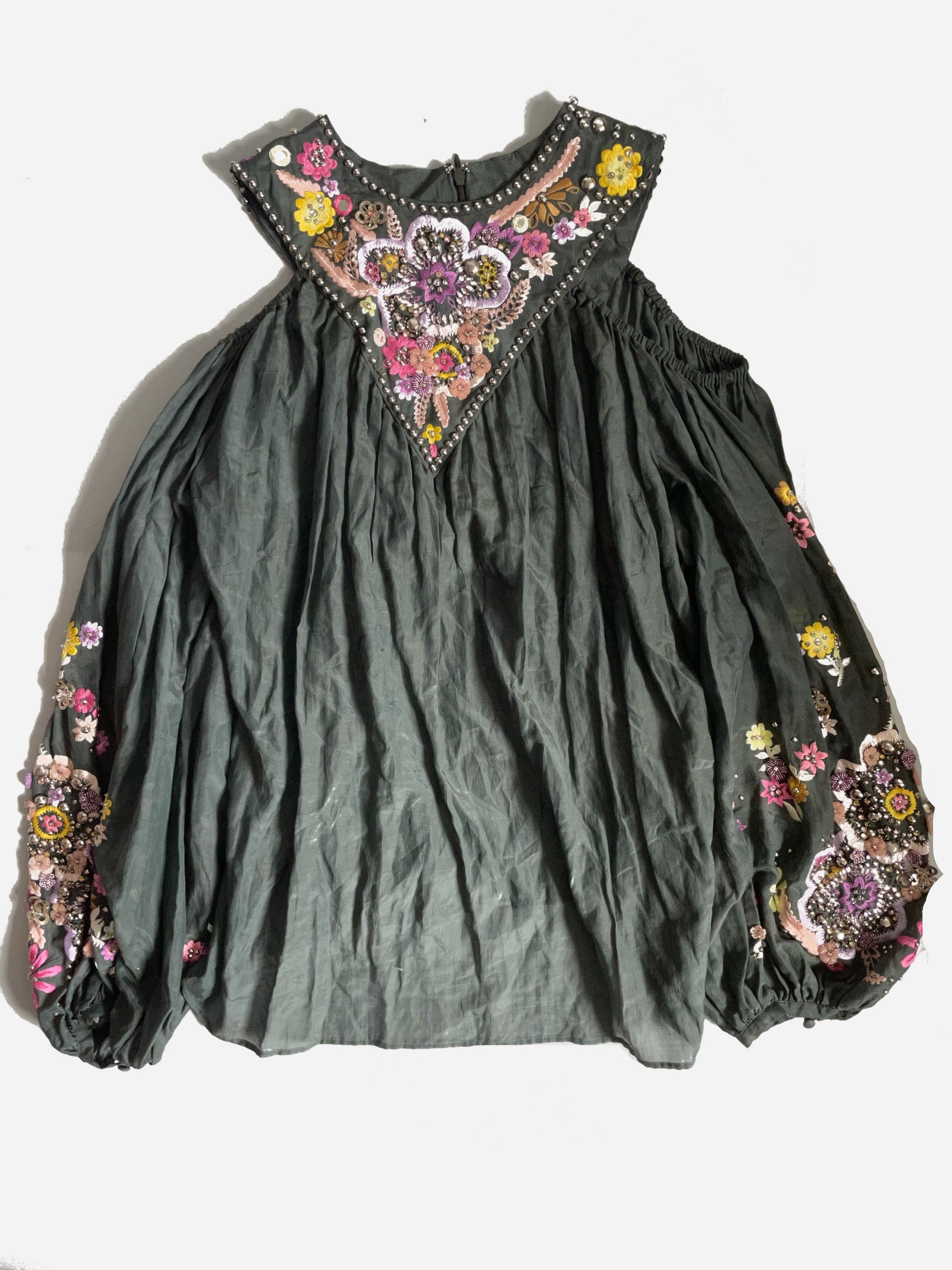 Emilio Pucci Cold-Shoulder Top UK 12 image 3