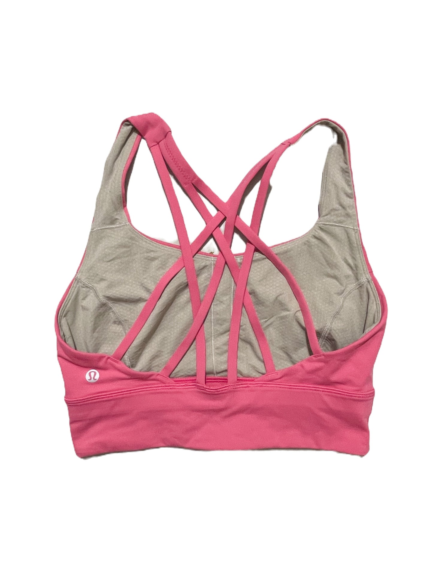 Lululemon Pink Croppd Sports Top UK 10 image 1