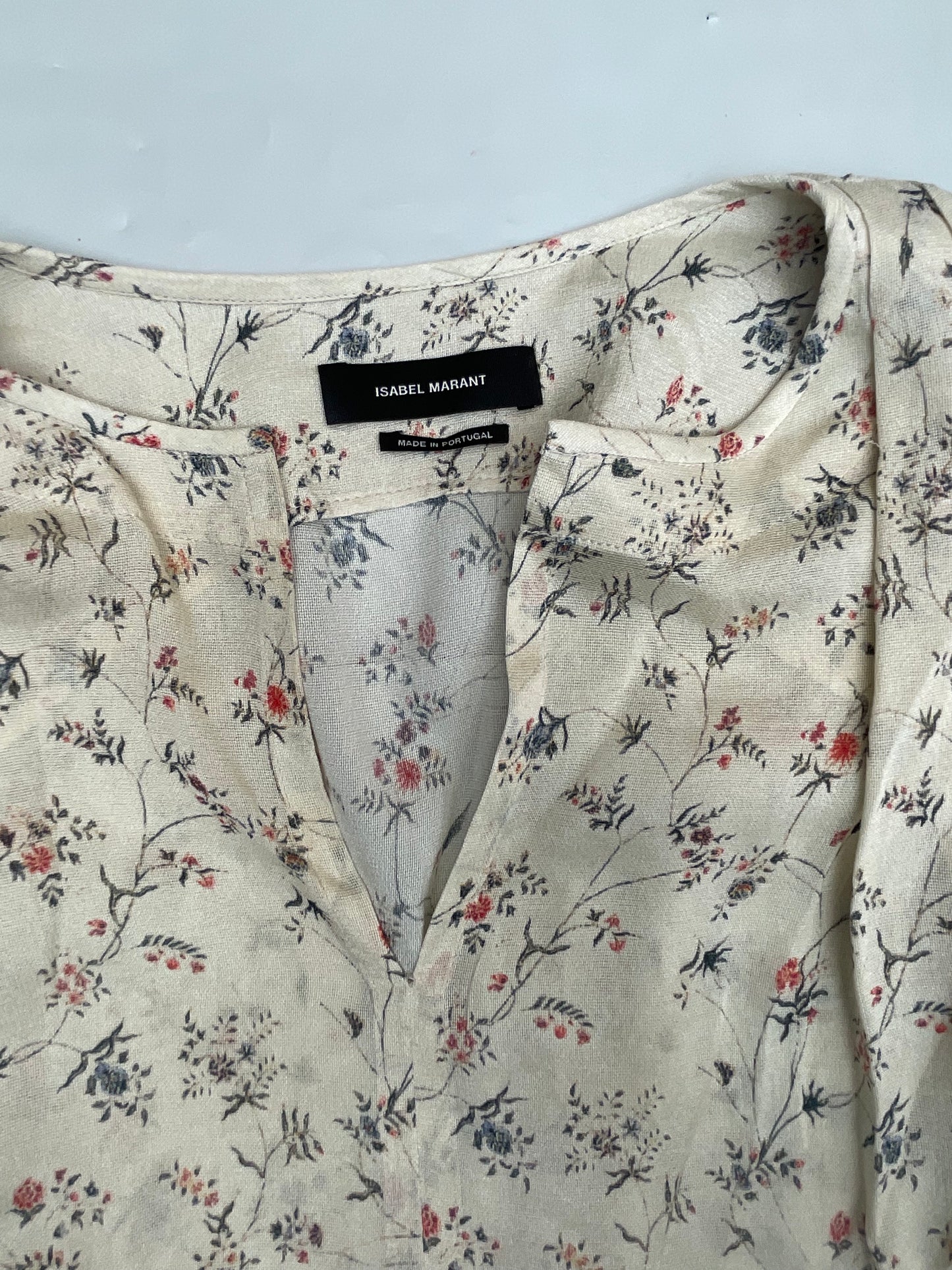 Isabel Marant Floral Silk Blouse UK 8 image 2