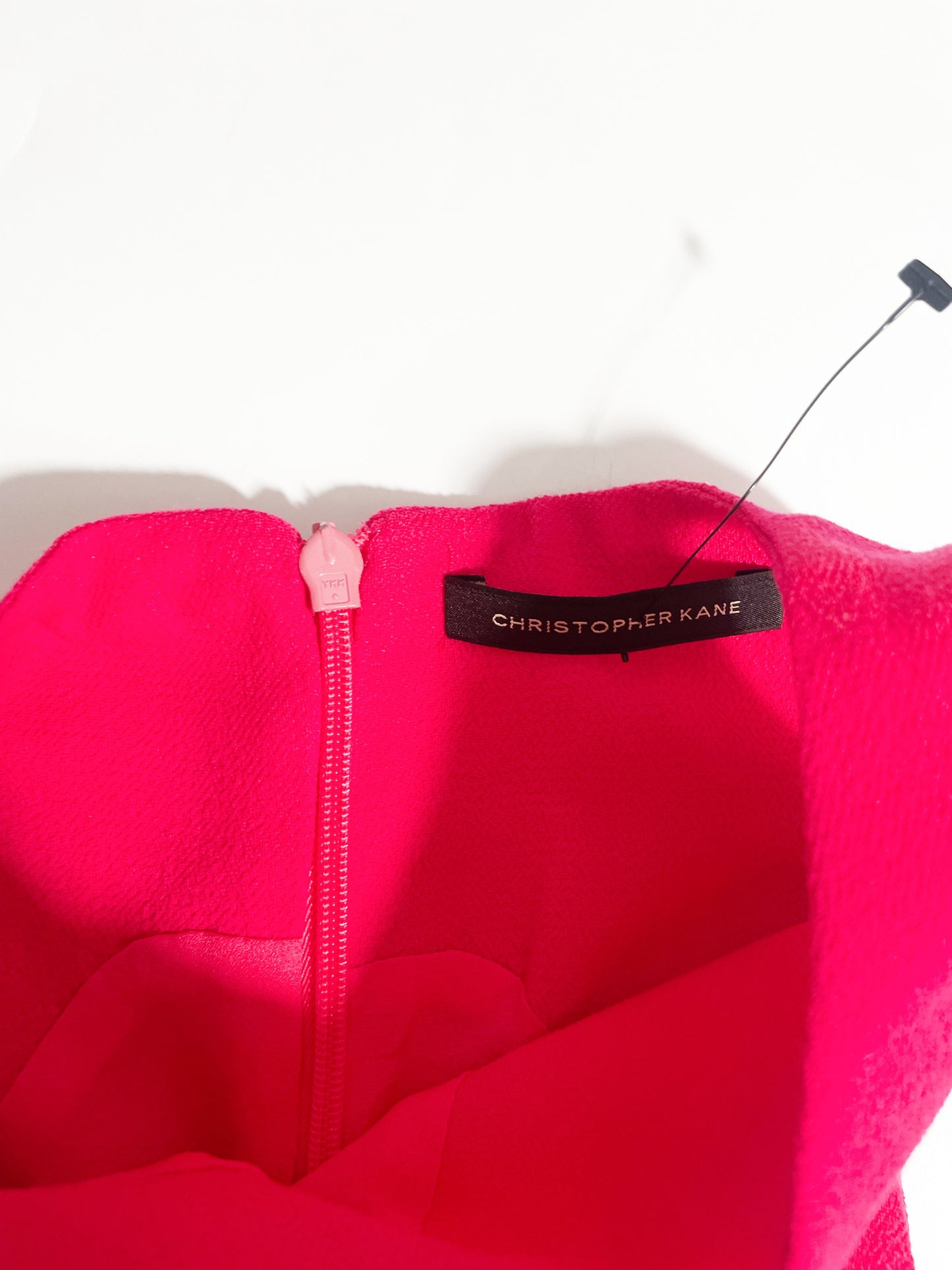 Christopher Kane Fuschia Pink Pleat Dress UK 8 image 3