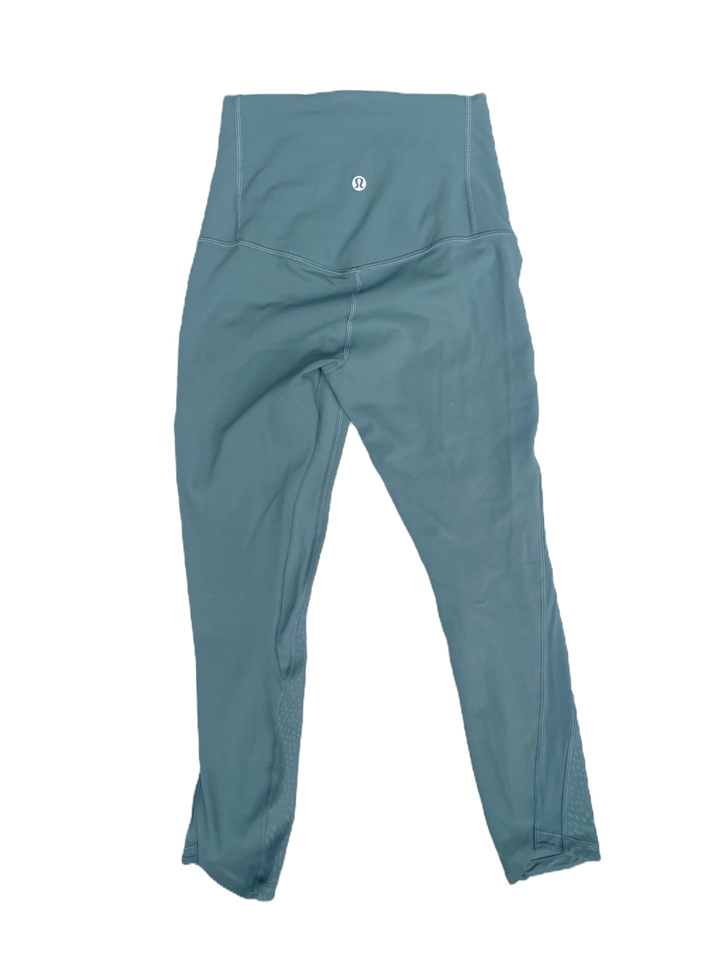 Lululemon Cropped Teal Leggings UK 6 image 1