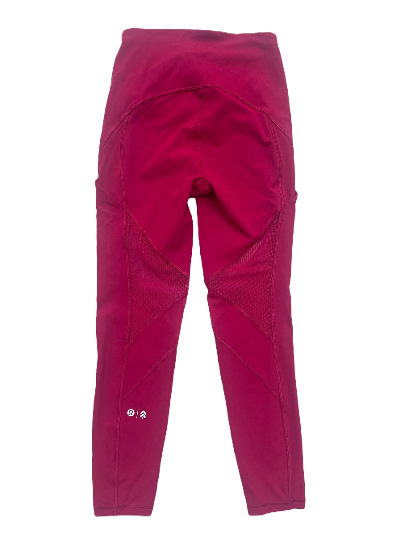 Lululemon Barry Mesh Pomegranate Leggings UK 8 image 1